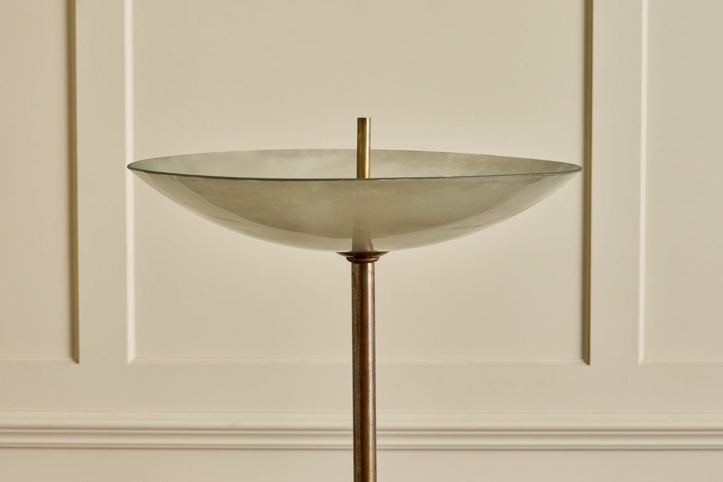 Nicky Kehoe - Brass Torchiere Floor Lamp