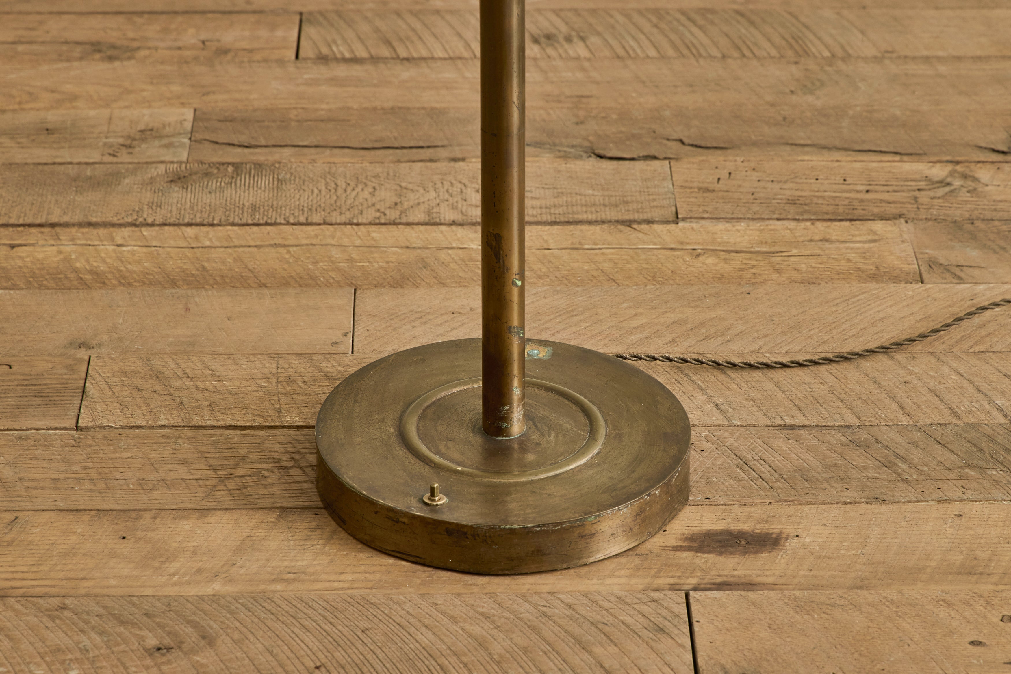 Nicky Kehoe - Brass Torchiere Floor Lamp