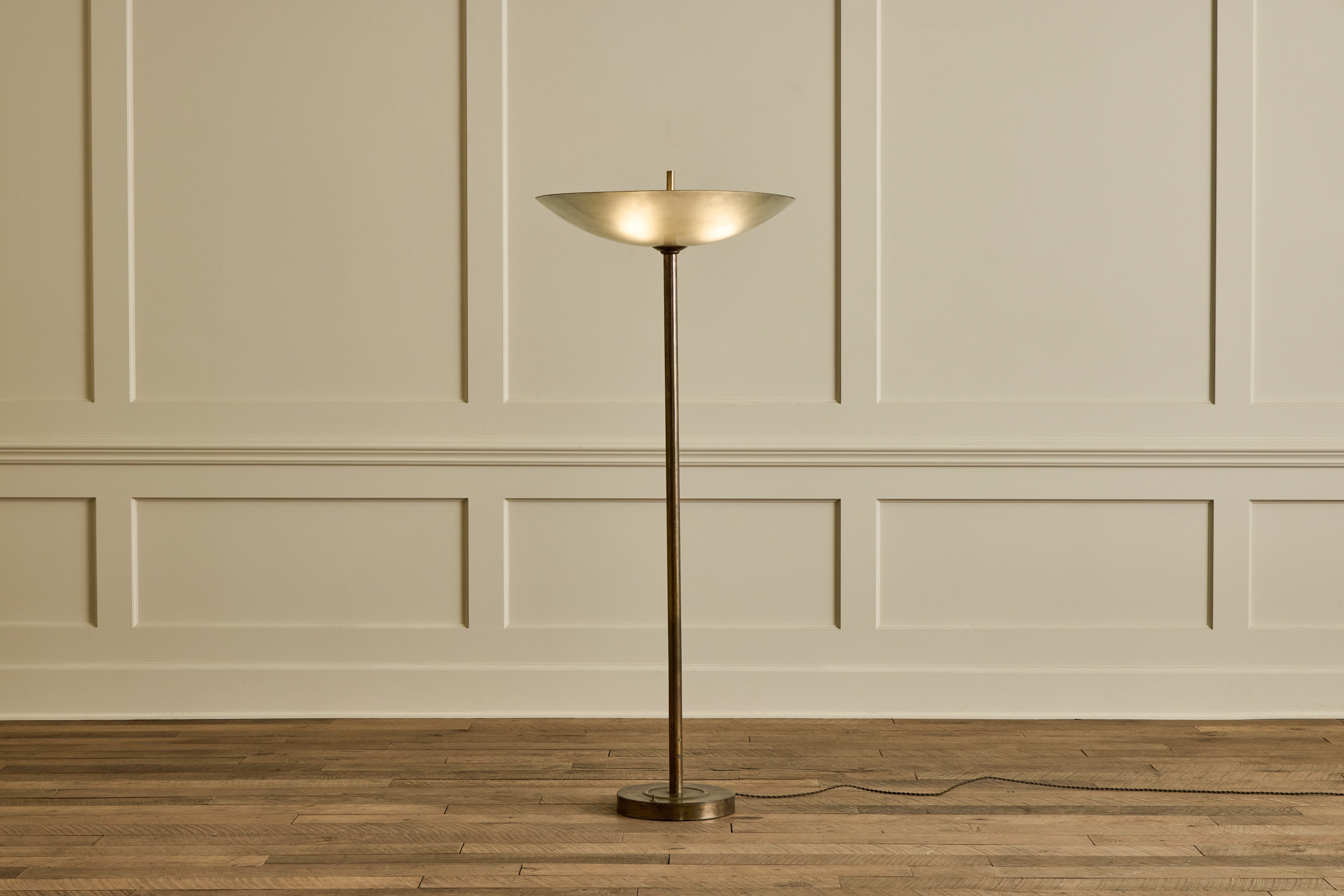 Nicky Kehoe - Brass Torchiere Floor Lamp