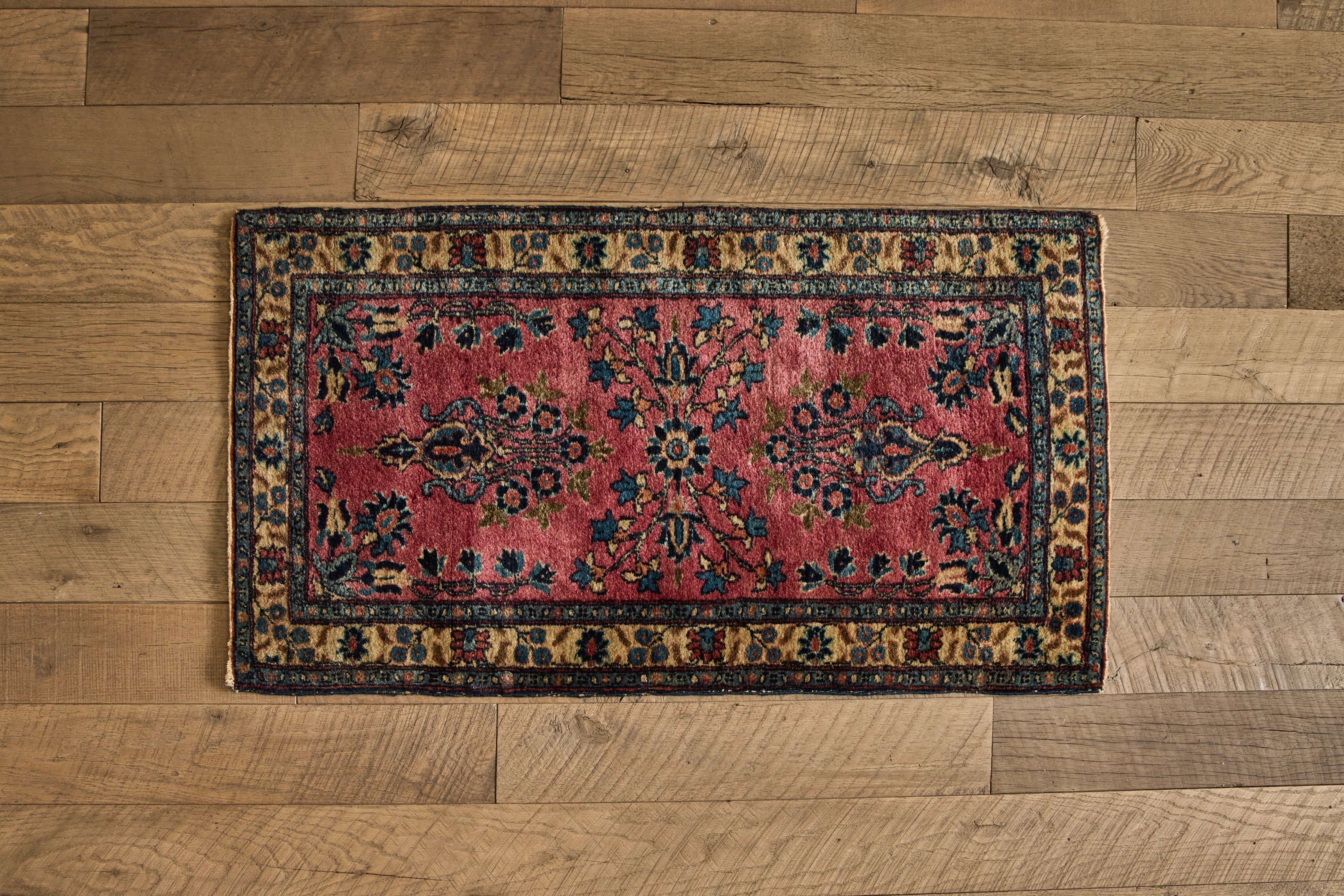 Nicky Kehoe - Persian Sarouk Scatter Rug 2' X 3'8