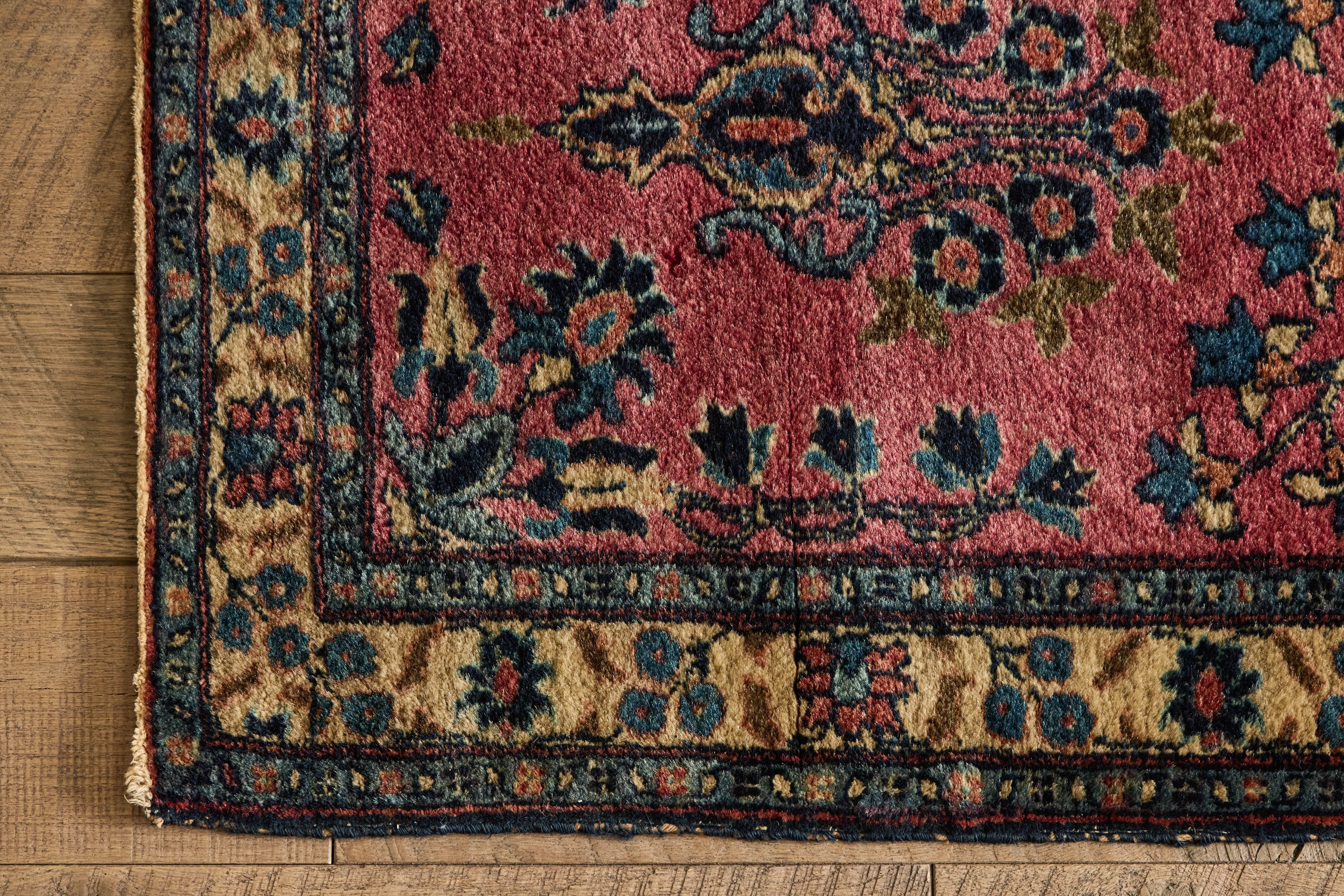 Nicky Kehoe - Persian Sarouk Scatter Rug 2' X 3'8