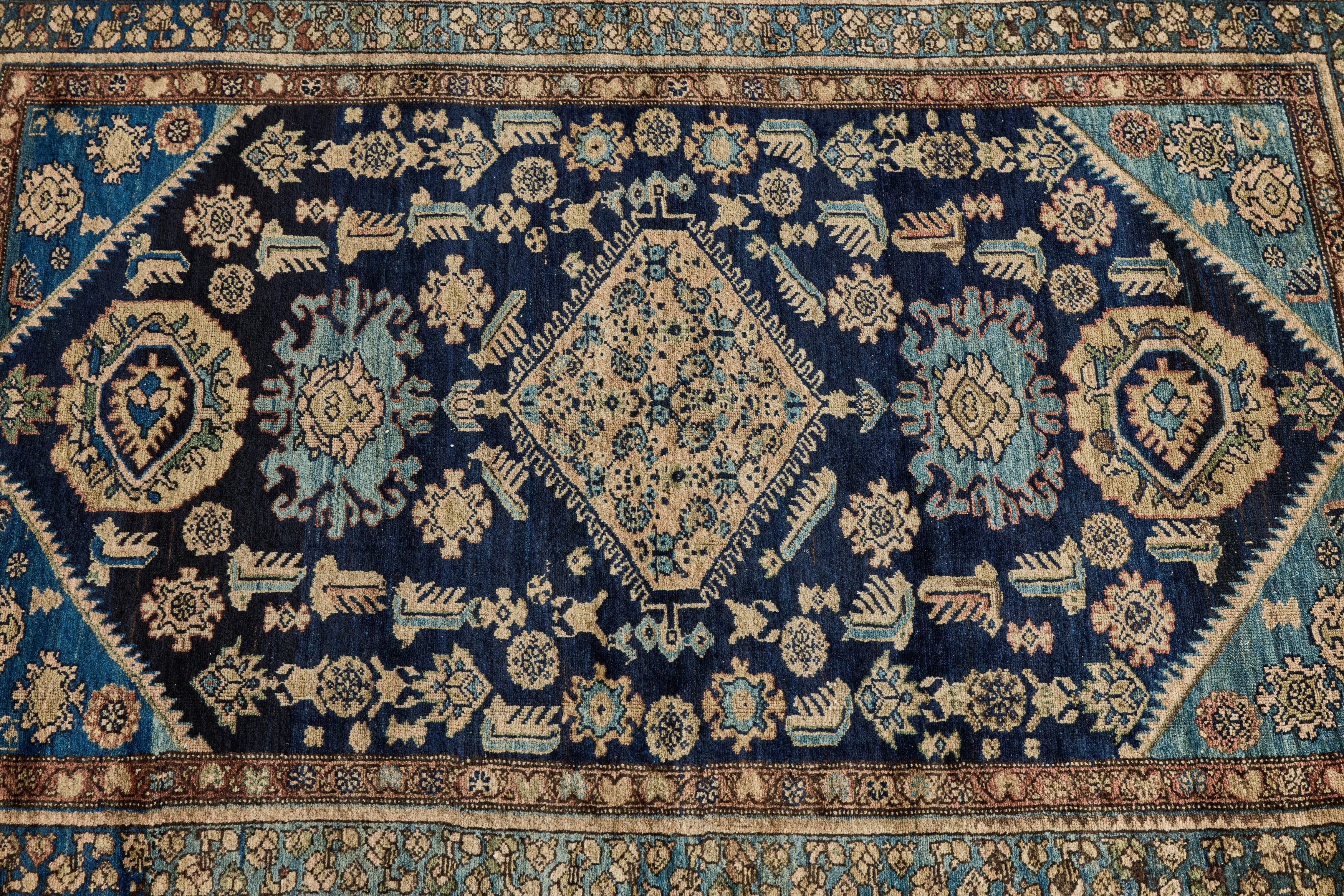 Nicky Kehoe - Blue Malayer Rug 4' X 6'