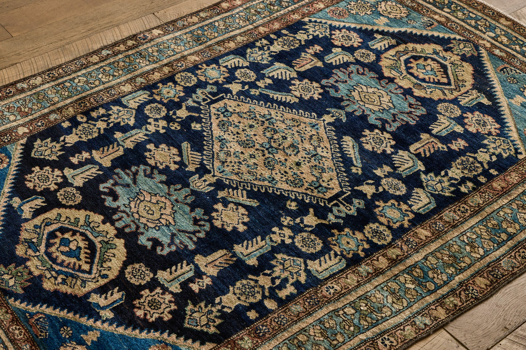 Nicky Kehoe - Blue Malayer Rug 4' X 6'