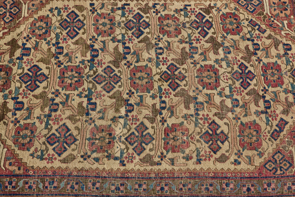 Nicky Kehoe - Persian Afshar Floral Rug 4'3 X 5'6