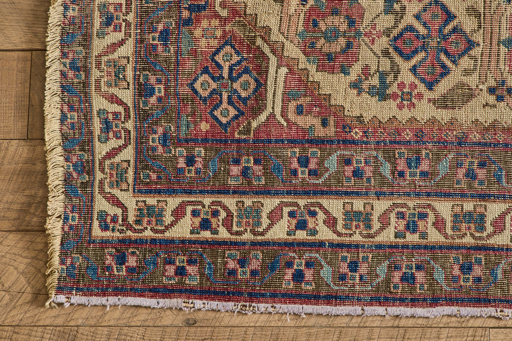Nicky Kehoe - Persian Afshar Floral Rug 4'3 X 5'6