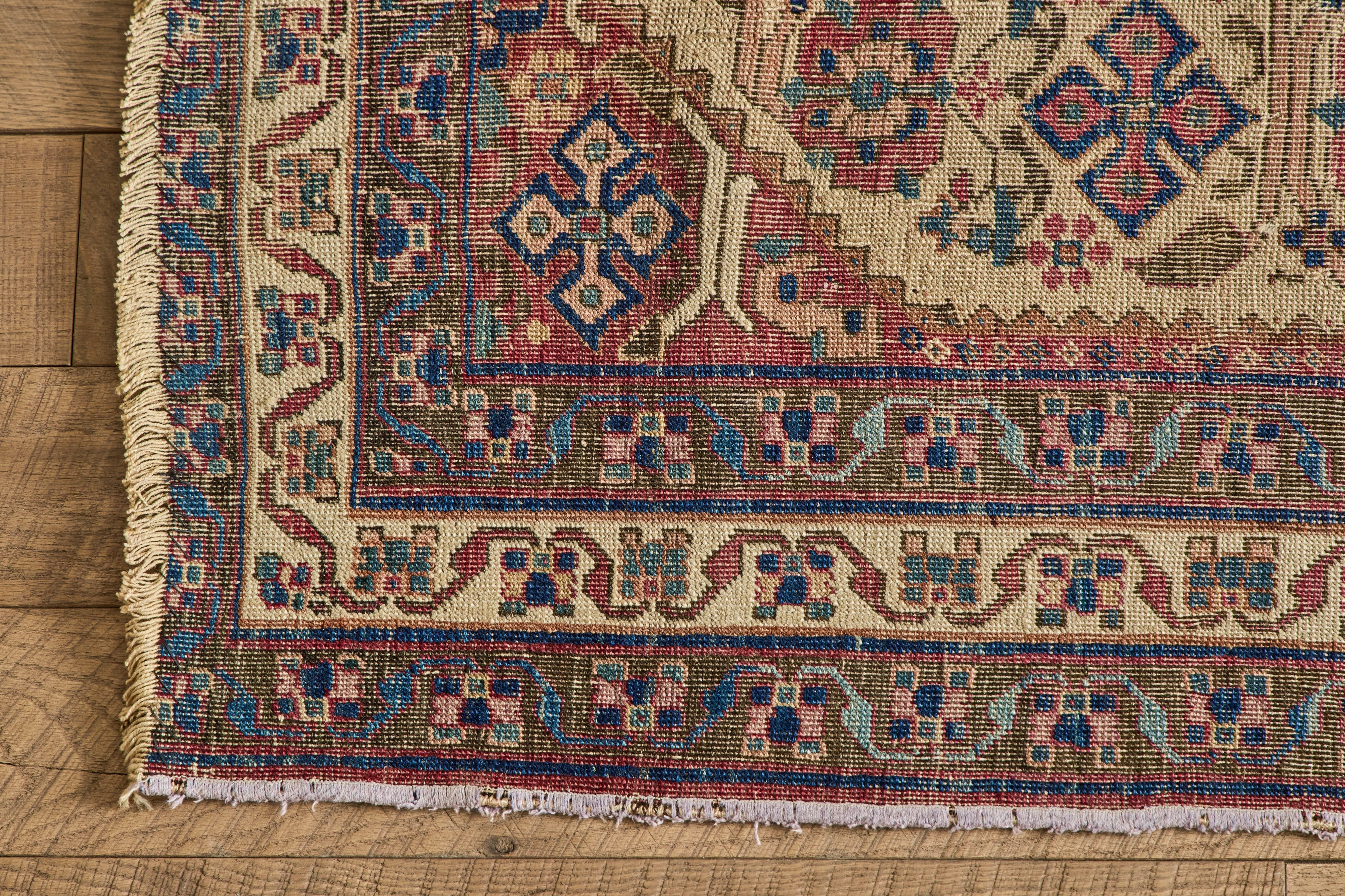 Nicky Kehoe - Persian Afshar Floral Rug 4'3 X 5'6
