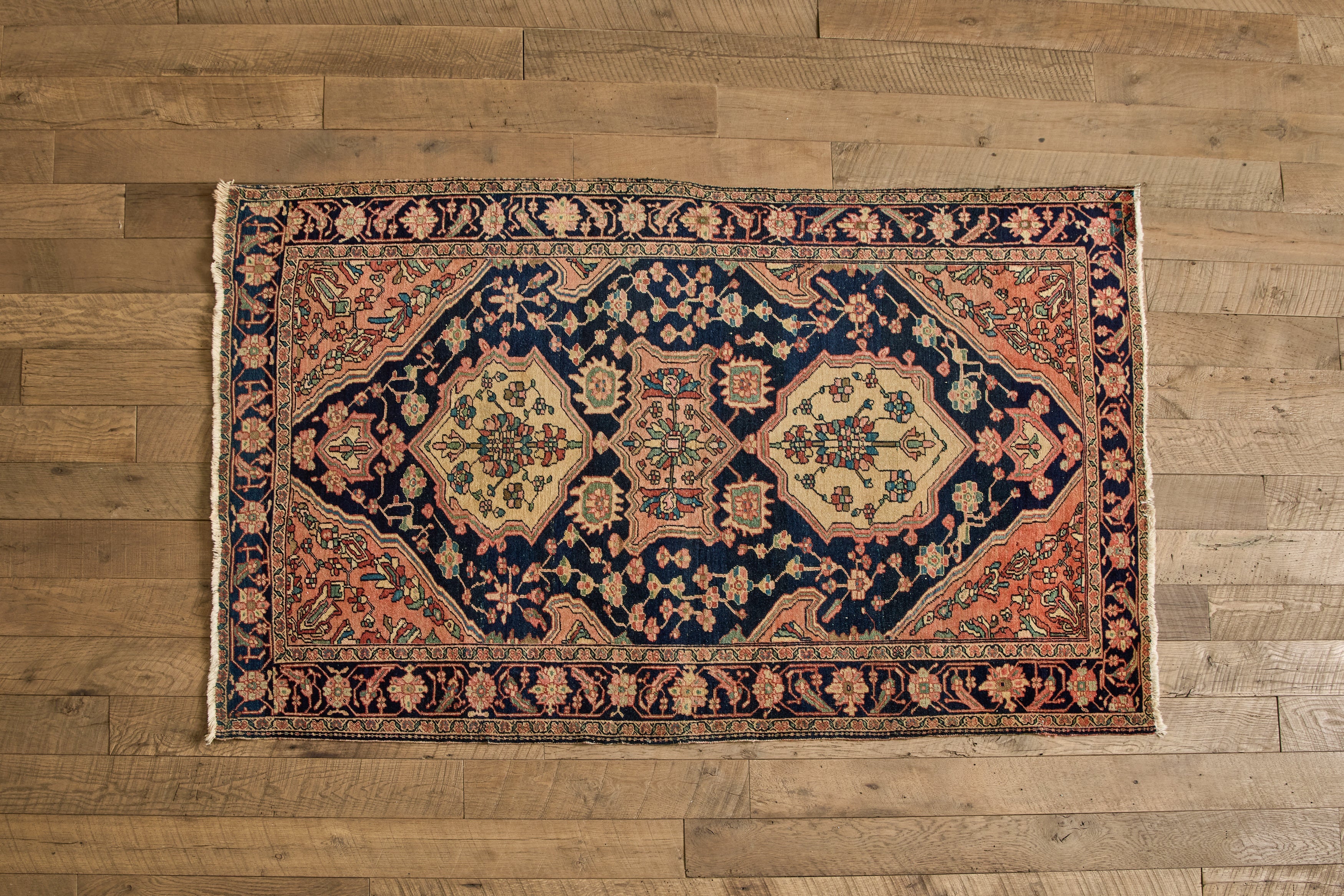 Nicky Kehoe - Persian Midnight & Blush Rug 4'2 X 6'9