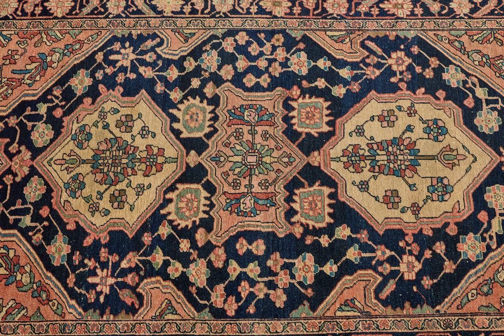 Nicky Kehoe - Persian Midnight & Blush Rug 4'2 X 6'9