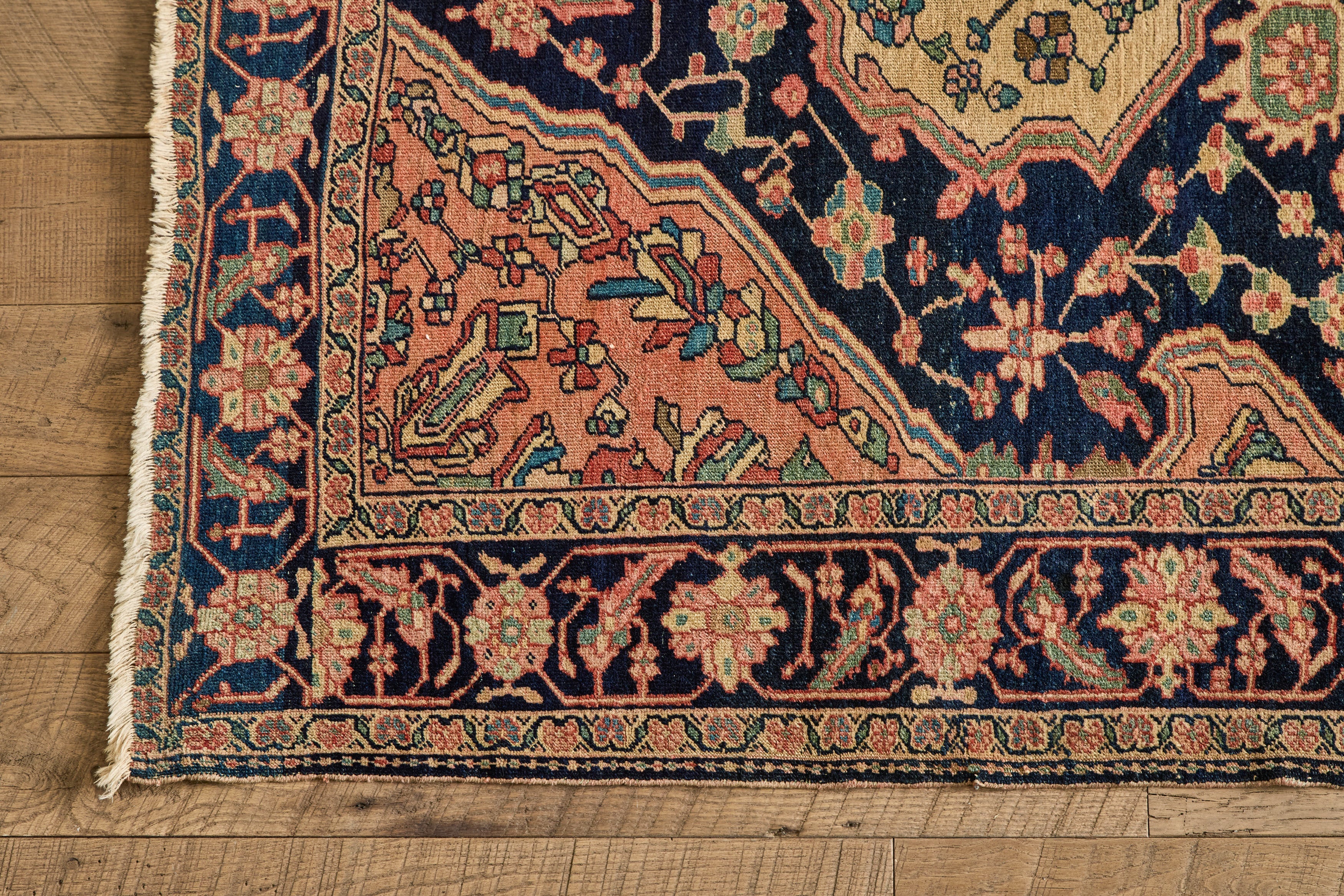 Nicky Kehoe - Persian Midnight & Blush Rug 4'2 X 6'9