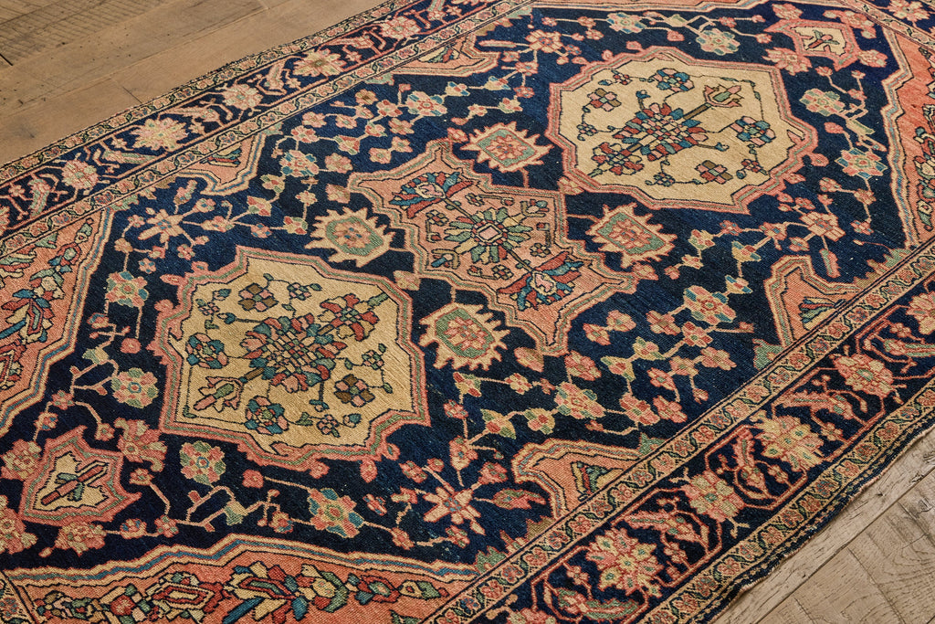 Nicky Kehoe - Persian Midnight & Blush Rug 4'2 X 6'9