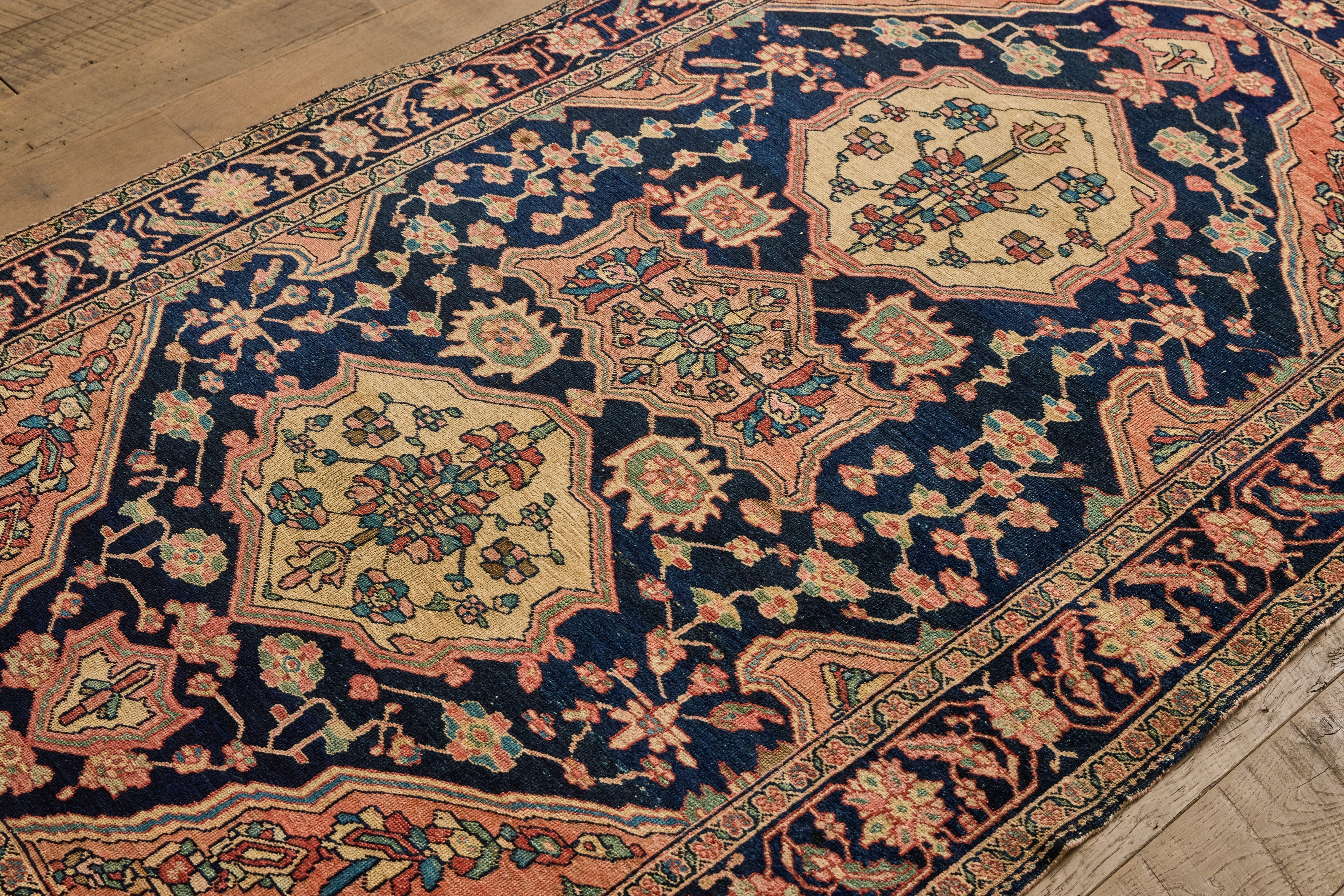 Nicky Kehoe - Persian Midnight & Blush Rug 4'2 X 6'9
