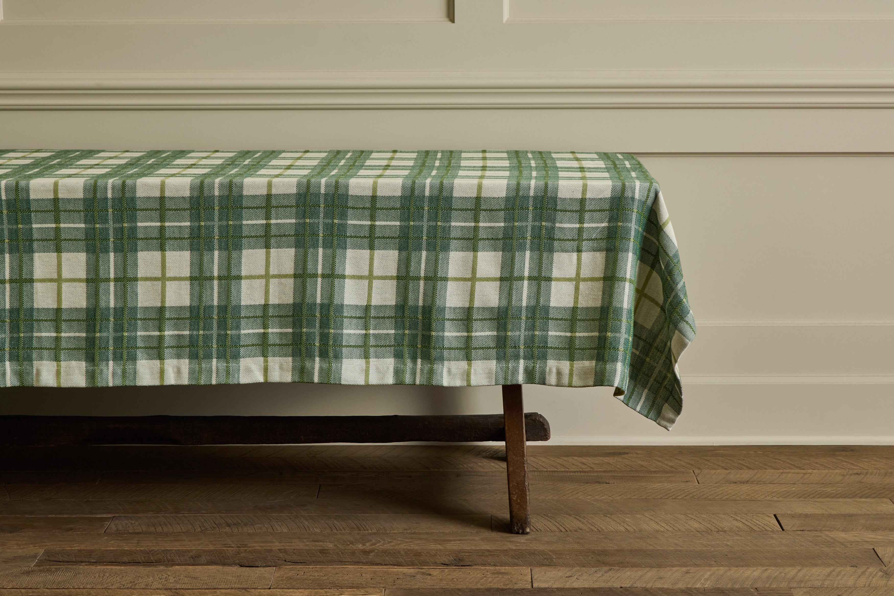 Nicky Kehoe - Tartan Tablecloth in Forest