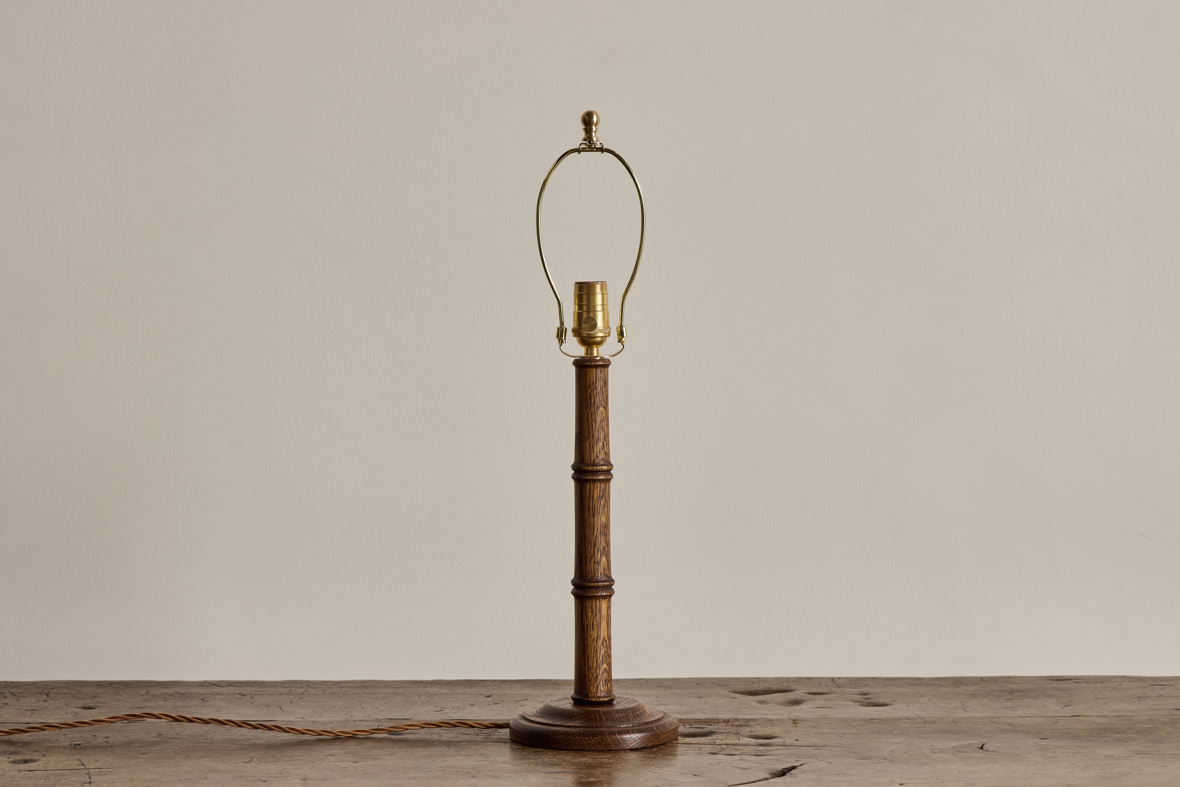 Nicky Kehoe - Bamboo Lamp Base, Dark Oak