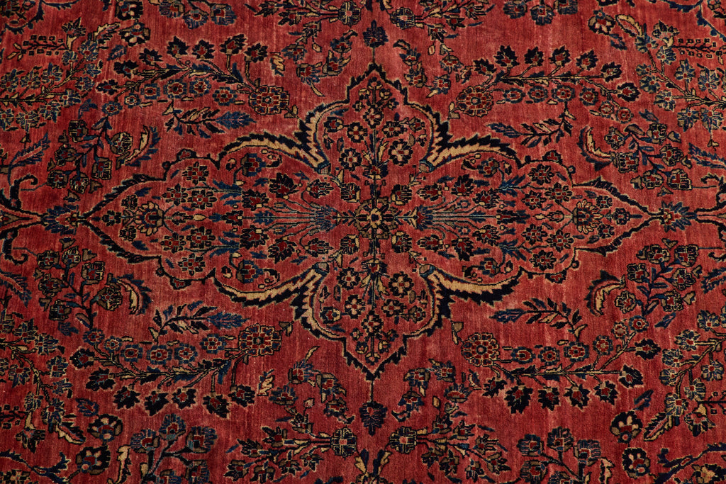 Nicky Kehoe - Rose Persian Sarouk Rug 6'9 X 9'10