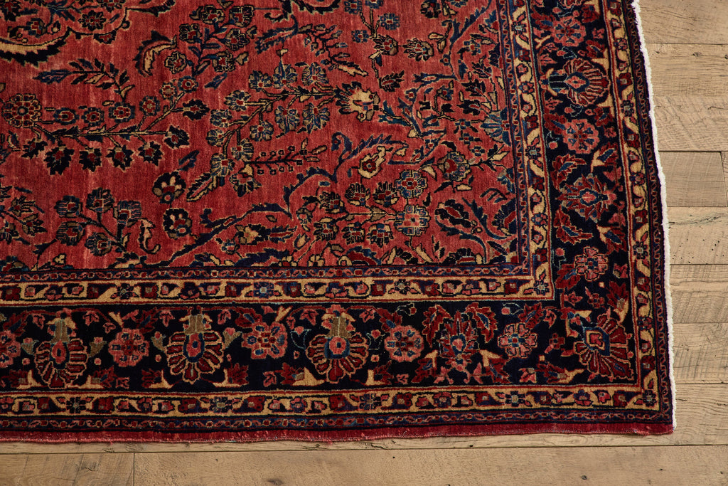 Nicky Kehoe - Rose Persian Sarouk Rug 6'9 X 9'10