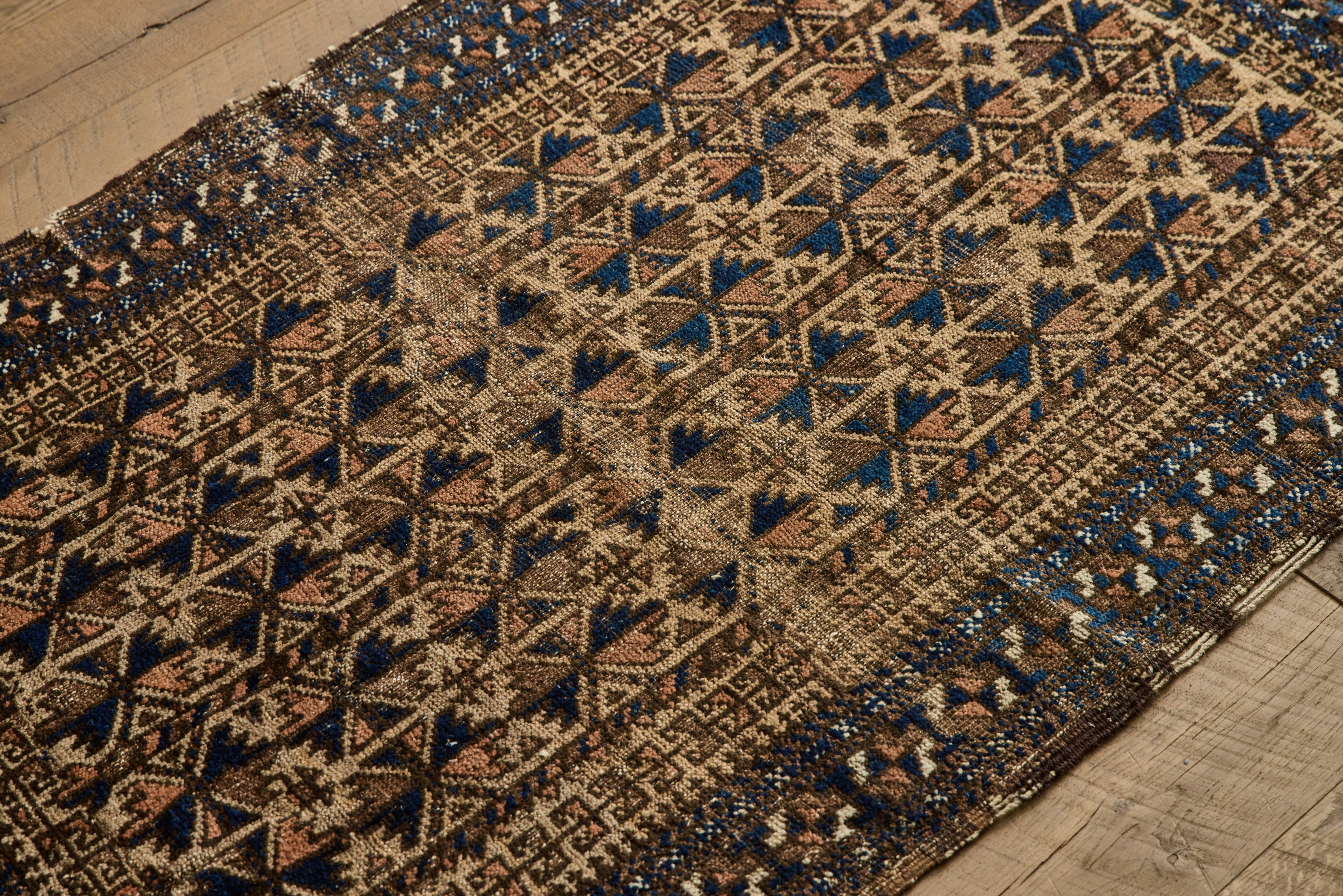 Nicky Kehoe - Persian Baluch Scatter Rug 2'9 X 4'7