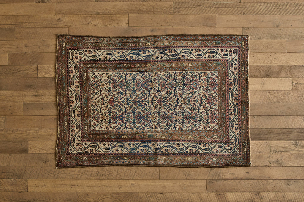 Nicky Kehoe - Persian Floral Malayer Rug 4'5 X 6'3