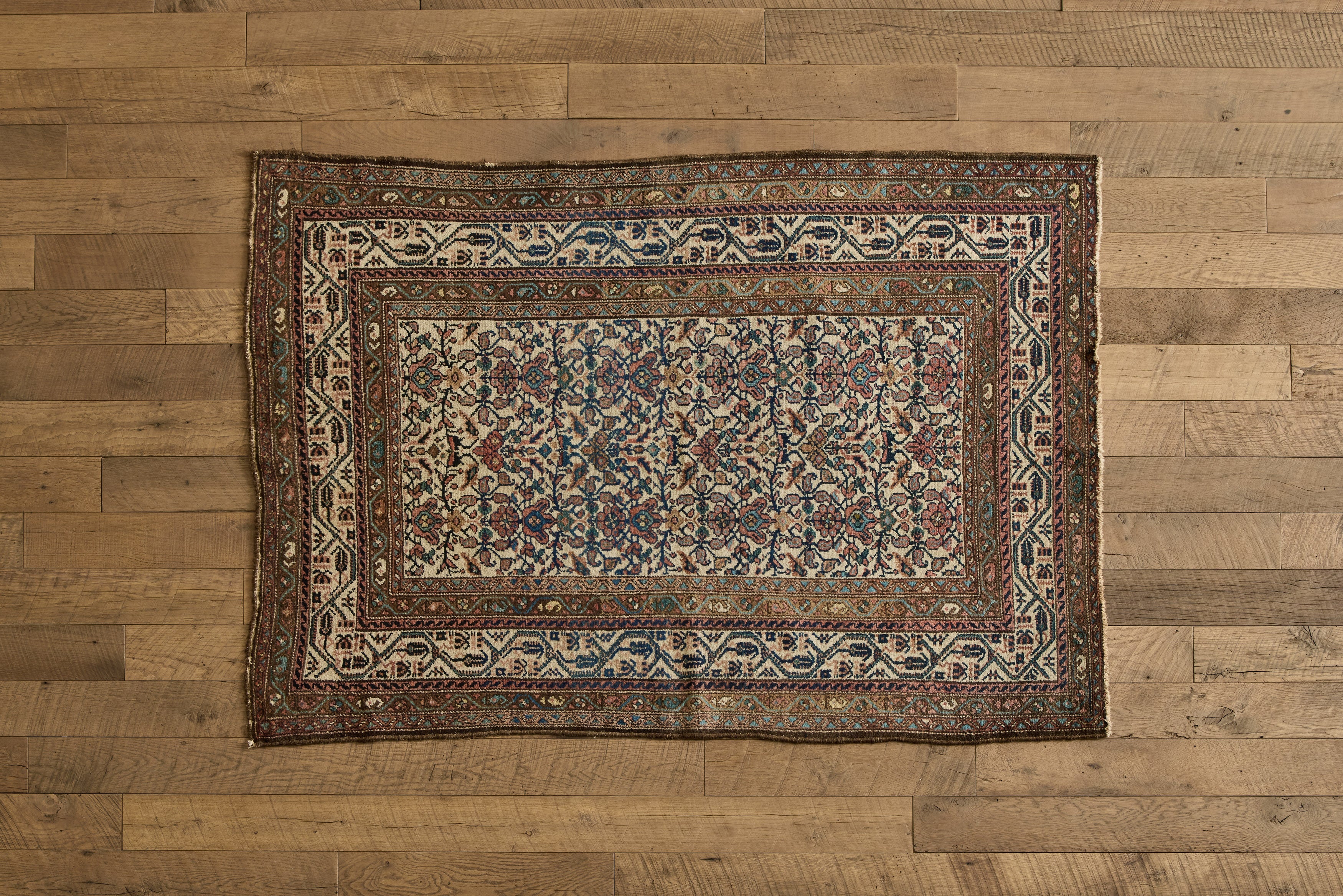 Nicky Kehoe - Persian Floral Malayer Rug 4'5 X 6'3