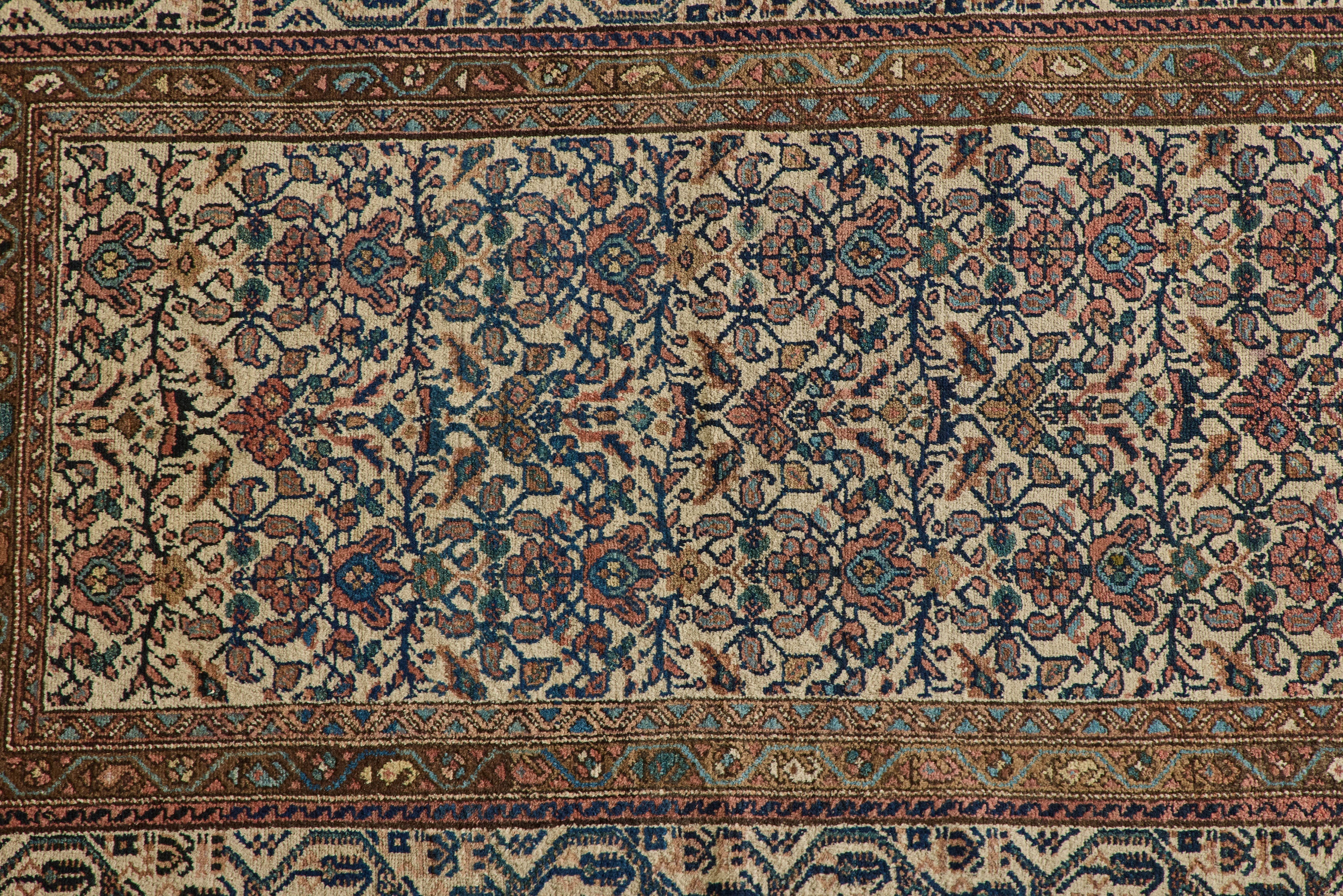 Nicky Kehoe - Persian Floral Malayer Rug 4'5 X 6'3