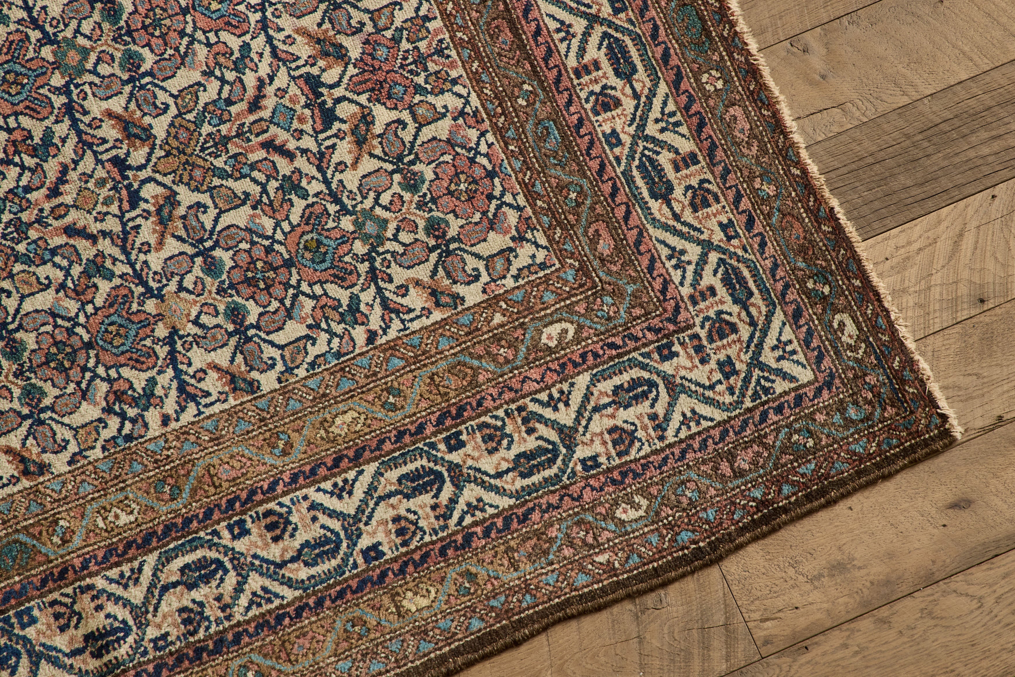Nicky Kehoe - Persian Floral Malayer Rug 4'5 X 6'3