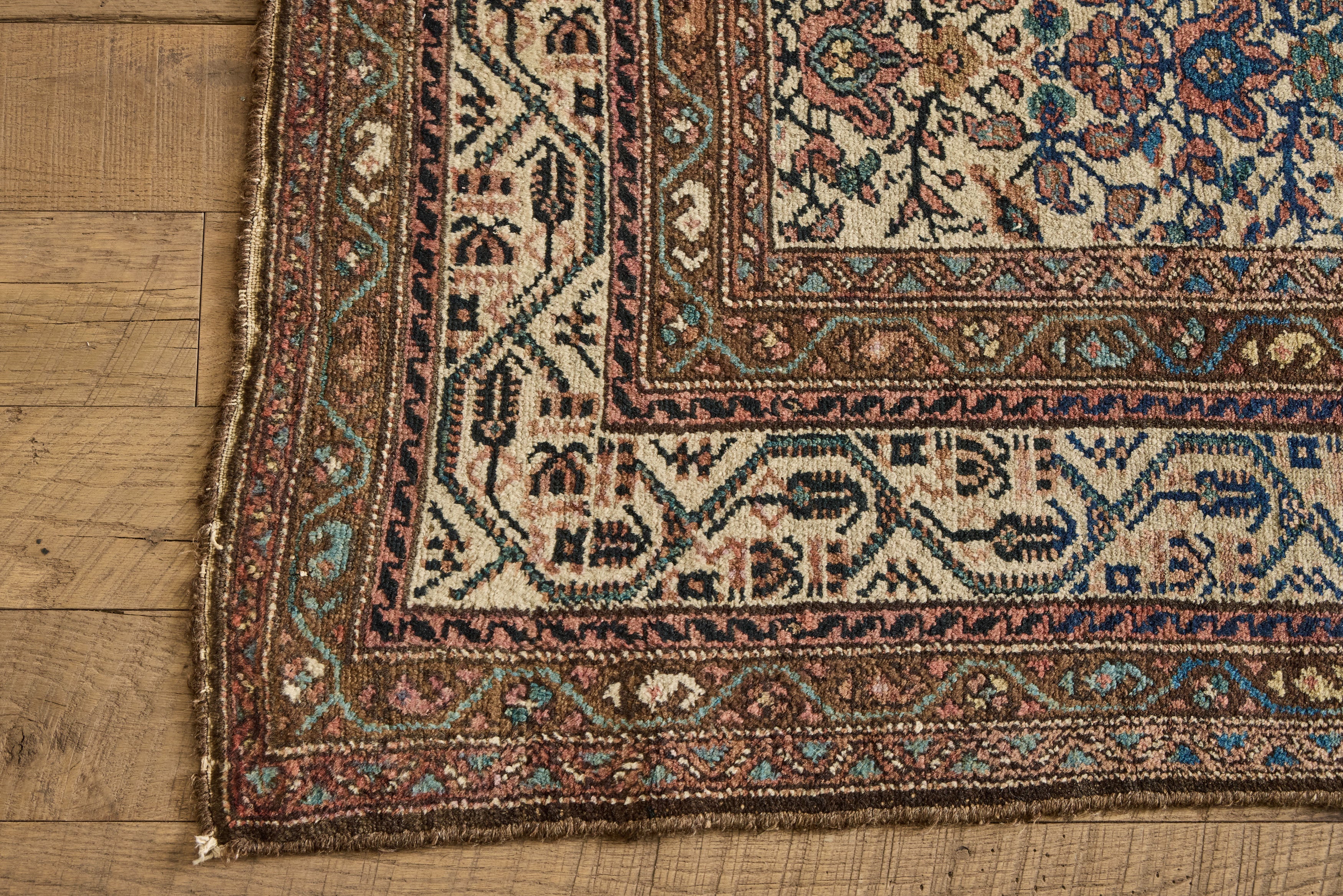 Nicky Kehoe - Persian Floral Malayer Rug 4'5 X 6'3