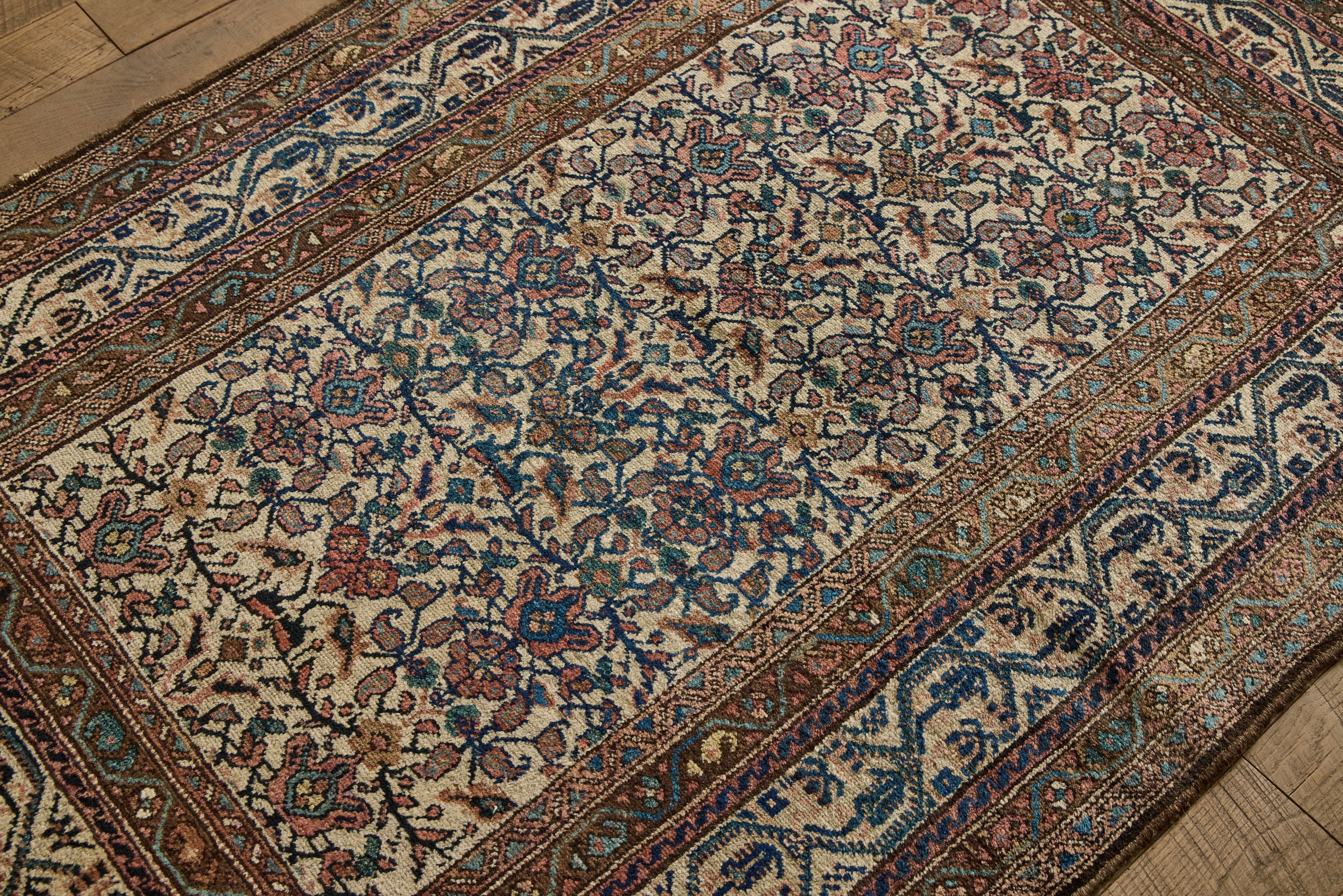 Nicky Kehoe - Persian Floral Malayer Rug 4'5 X 6'3