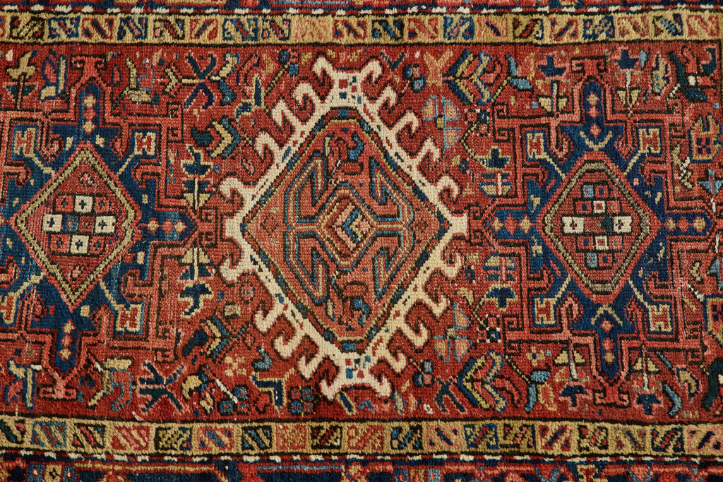 Nicky Kehoe - Persian Heriz Throw Rug 3'1 X 4'5