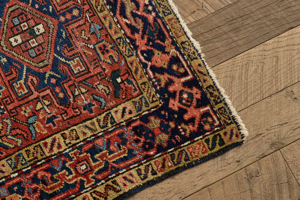 Nicky Kehoe - Persian Heriz Throw Rug 3'1 X 4'5