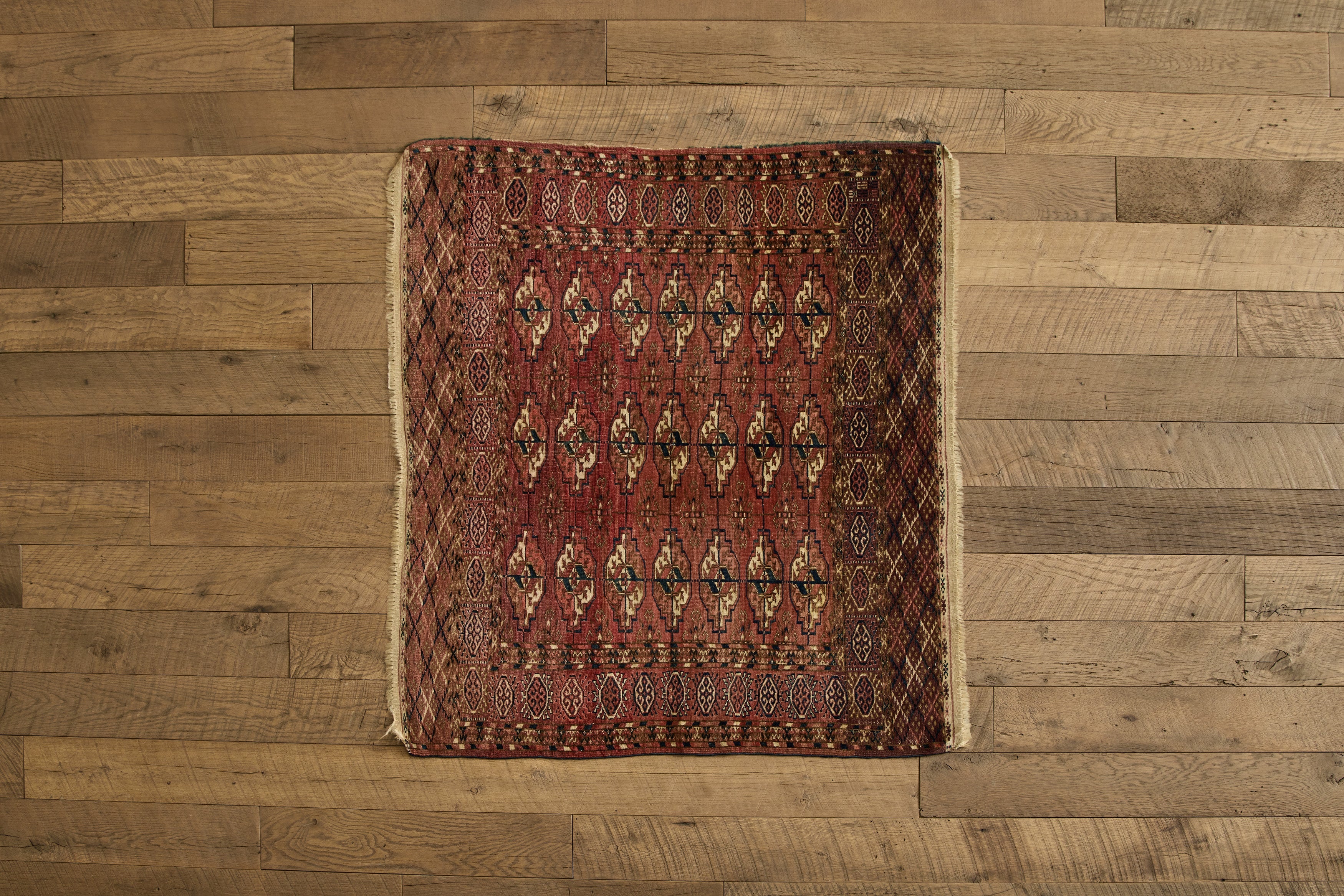 Nicky Kehoe - Persian Turkoman Throw Rug 3’6 X 3’11