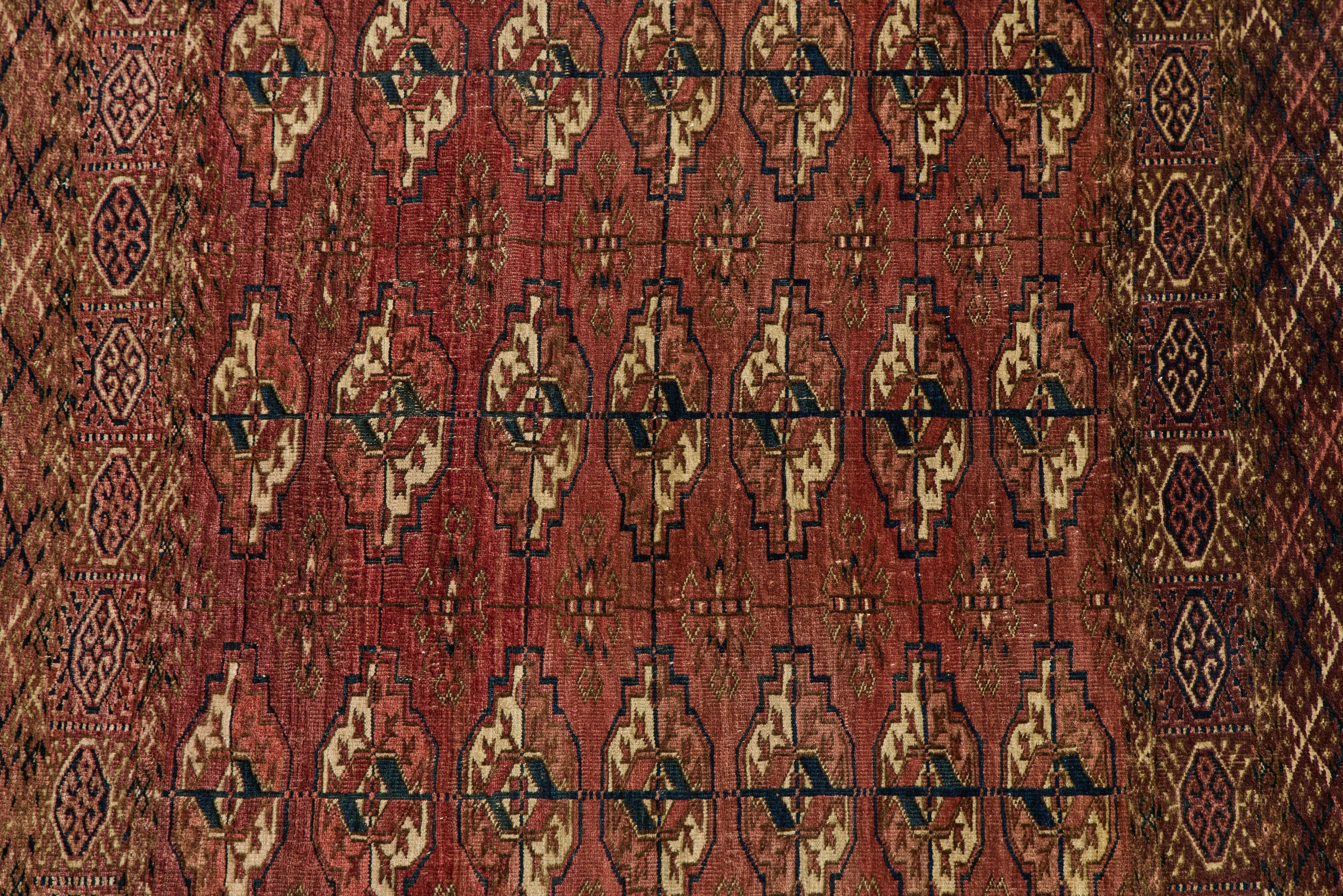 Nicky Kehoe - Persian Turkoman Throw Rug 3’6 X 3’11