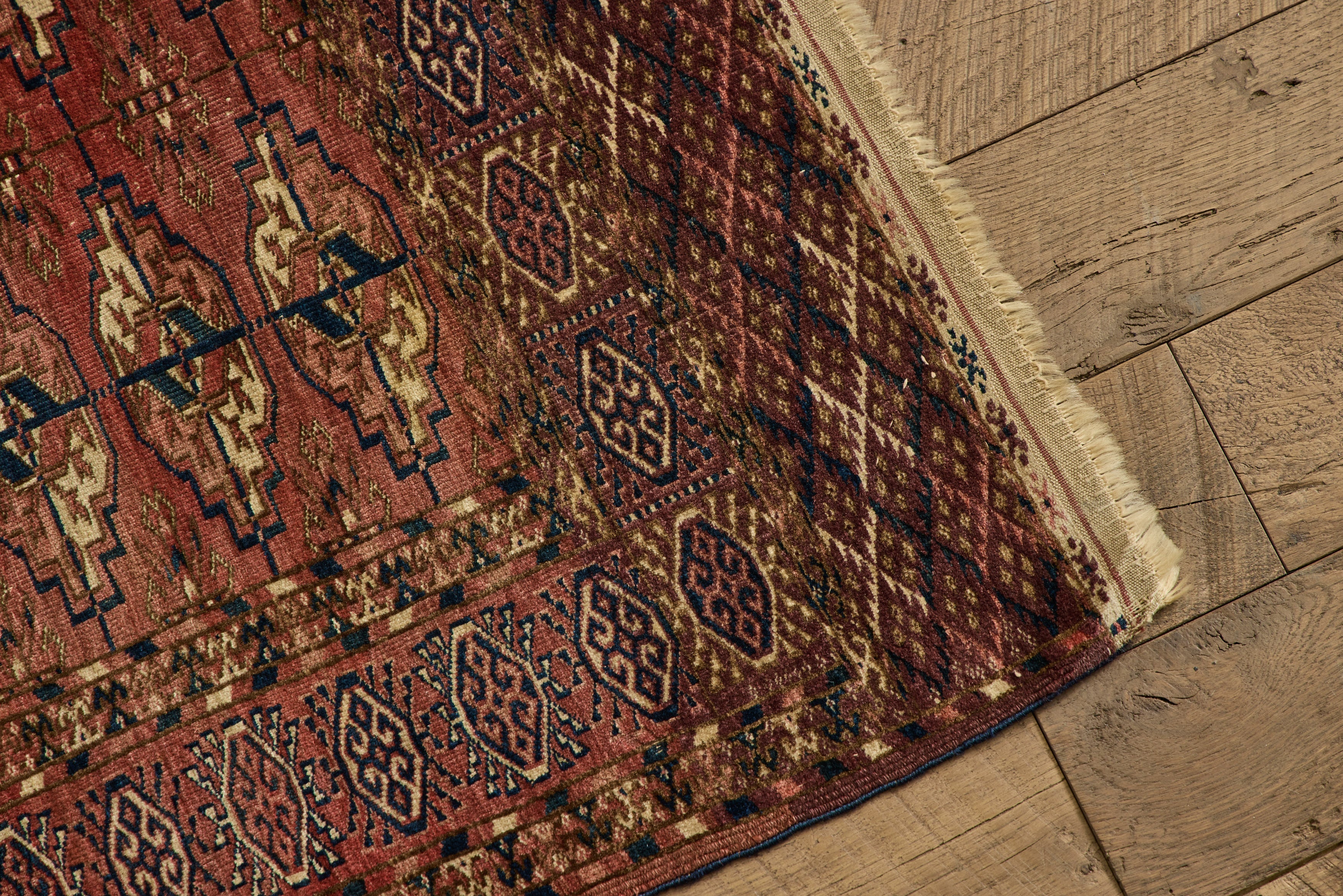 Nicky Kehoe - Persian Turkoman Throw Rug 3’6 X 3’11