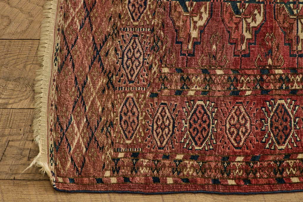 Nicky Kehoe - Persian Turkoman Throw Rug 3’6 X 3’11
