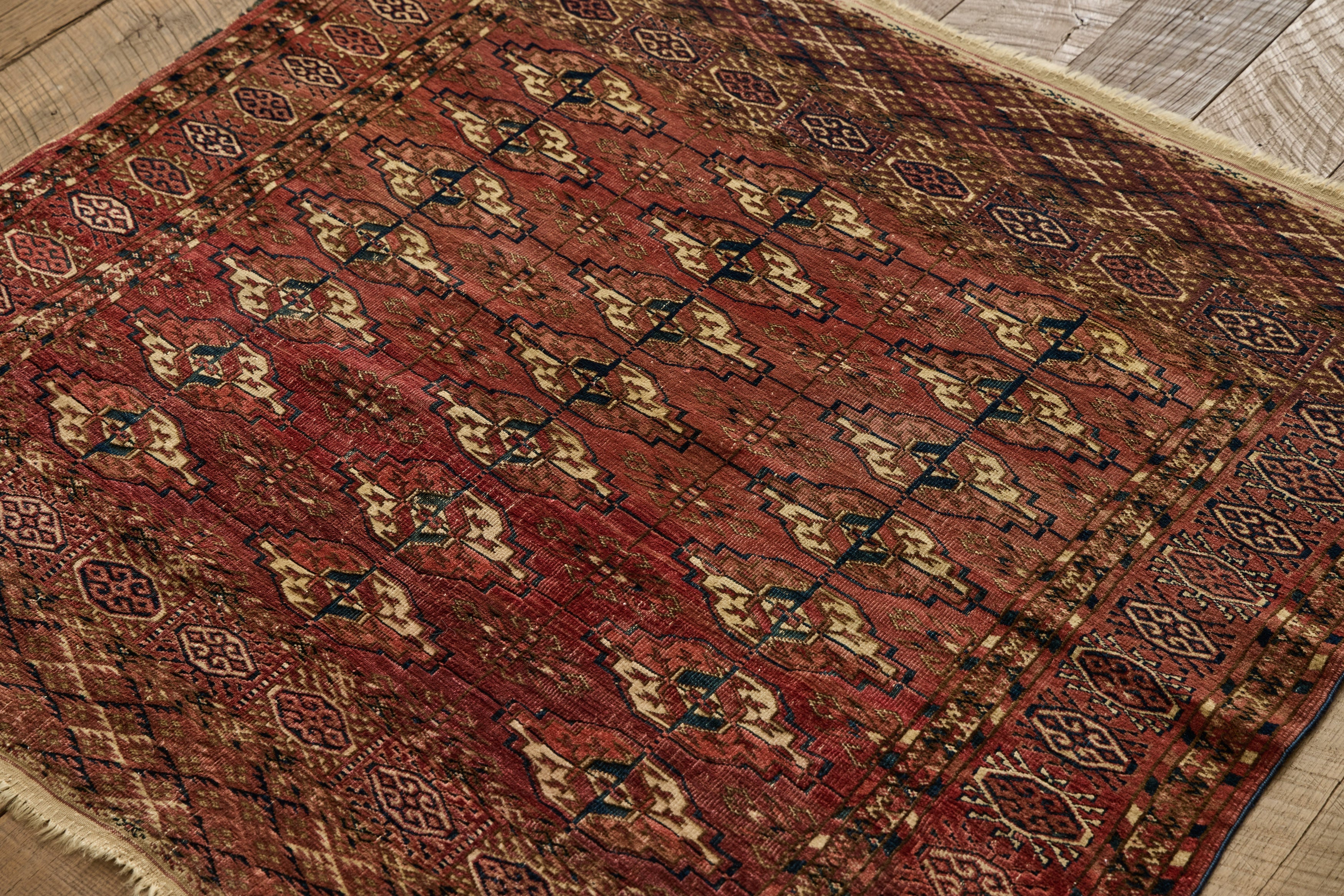 Nicky Kehoe - Persian Turkoman Throw Rug 3’6 X 3’11