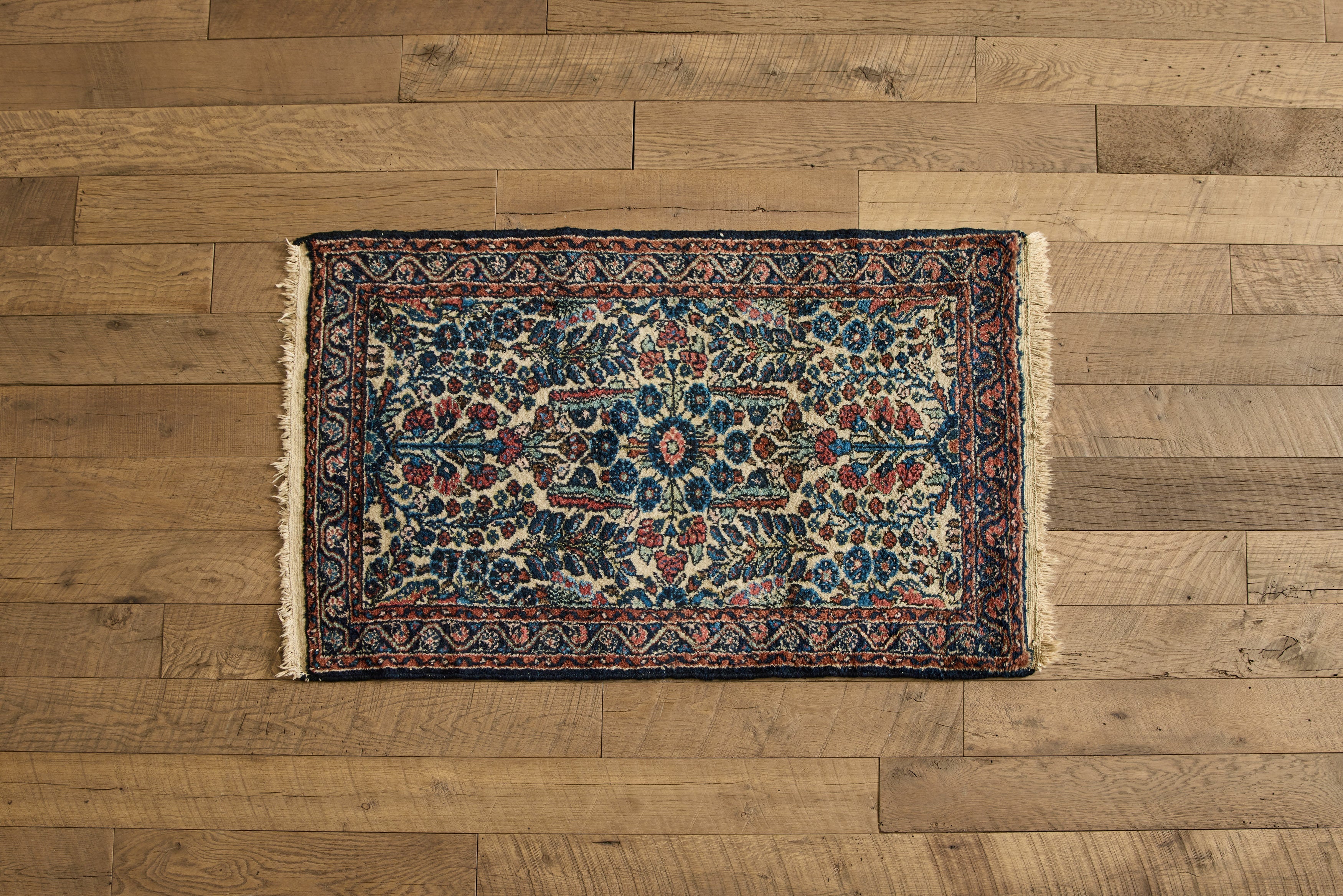Nicky Kehoe - Persian Dargazin Scatter Rug 2'7 X 4'2