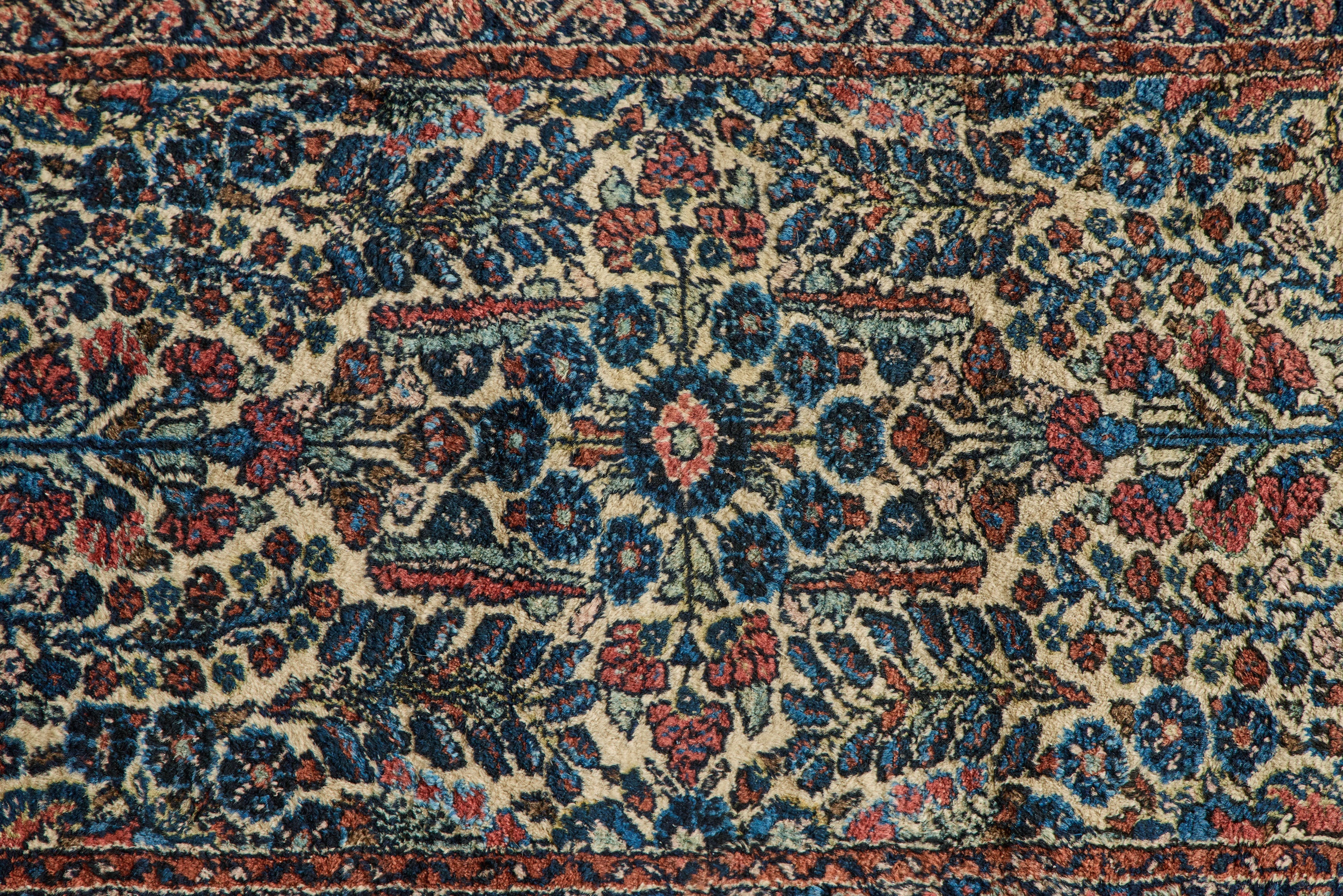 Nicky Kehoe - Persian Dargazin Scatter Rug 2'7 X 4'2