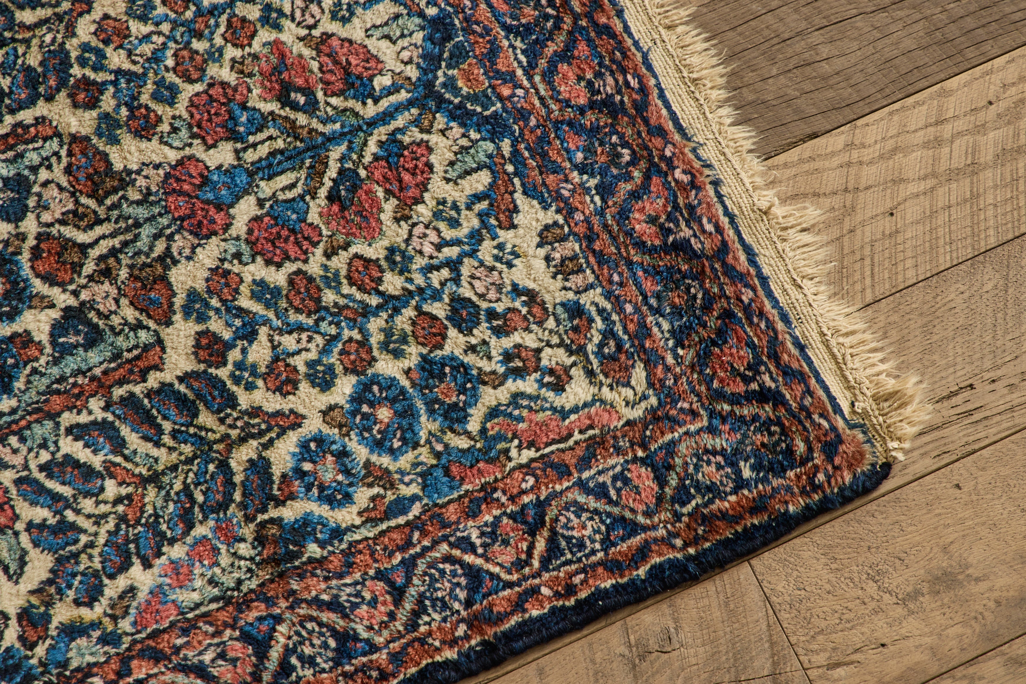 Nicky Kehoe - Persian Dargazin Scatter Rug 2'7 X 4'2