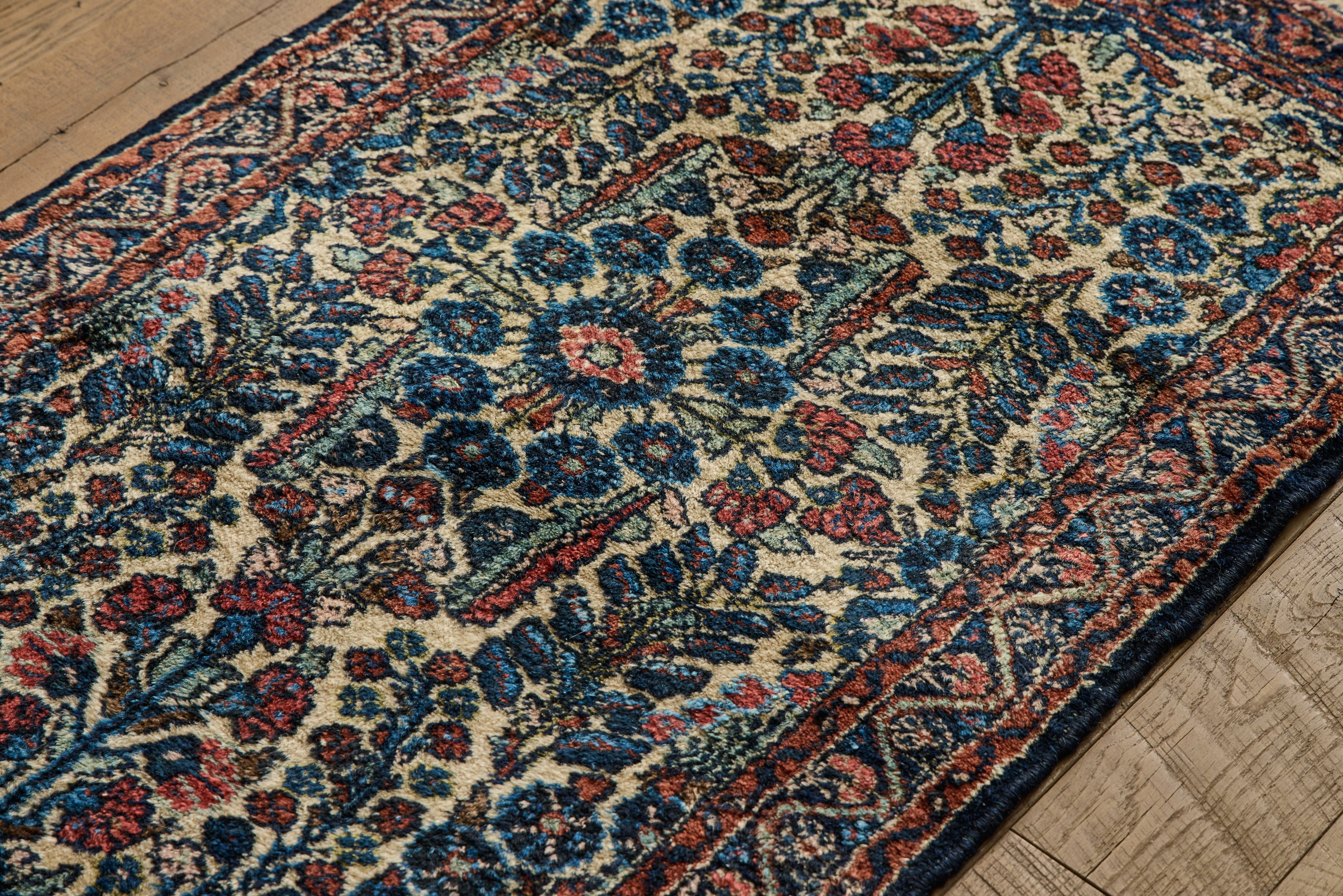 Nicky Kehoe - Persian Dargazin Scatter Rug 2'7 X 4'2
