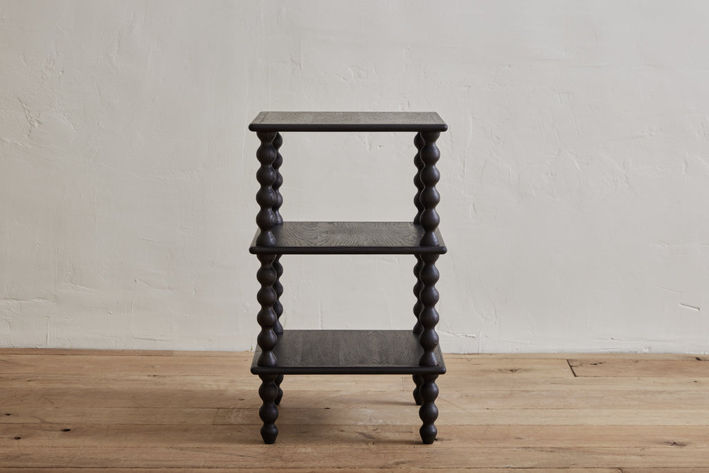 Nicky Kehoe - 3 - Tier Bobbin Side Table in Ebony