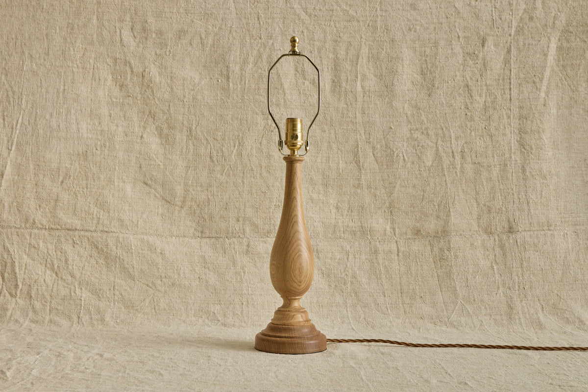Nicky Kehoe - Flicker Lamp Base in Natural Oak