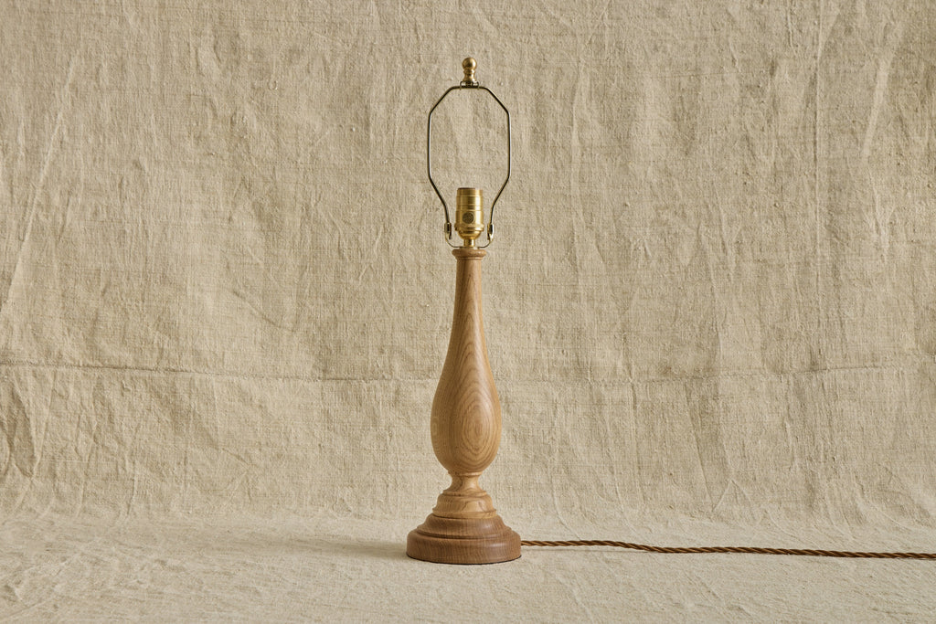 Nicky Kehoe - Flicker Lamp Base in Natural Oak