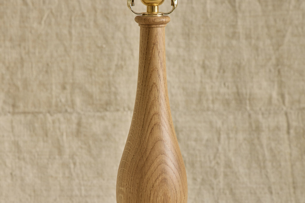 Nicky Kehoe - Flicker Lamp Base in Natural Oak