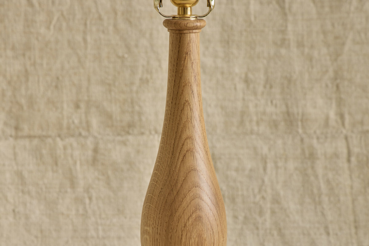 Nicky Kehoe - Flicker Lamp Base in Natural Oak