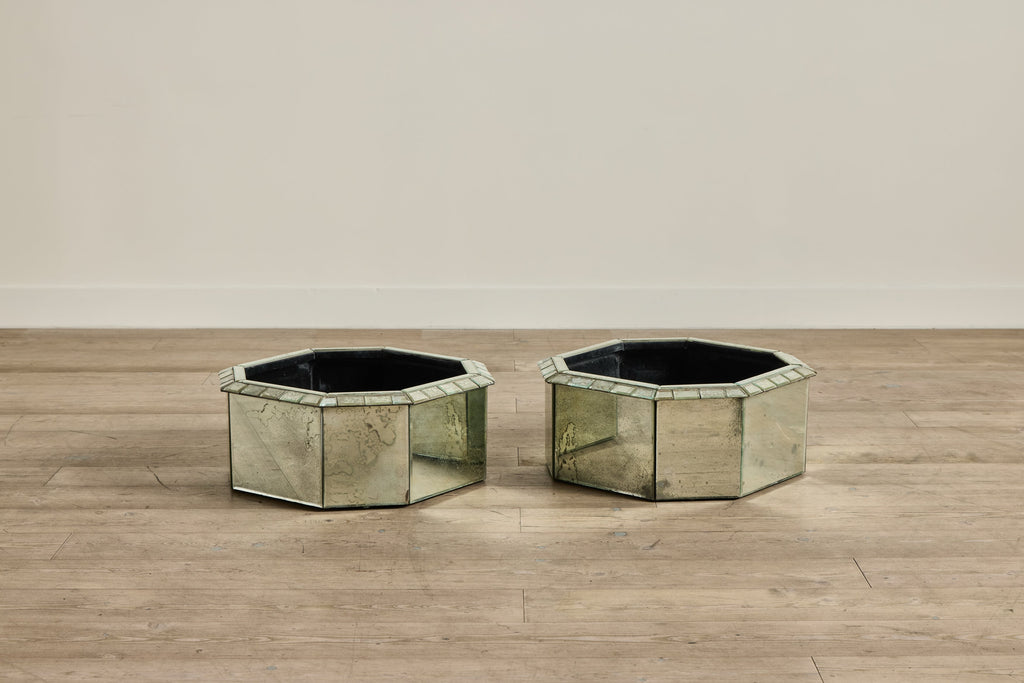 Nicky Kehoe - 1950s Mirrored Cache Pots