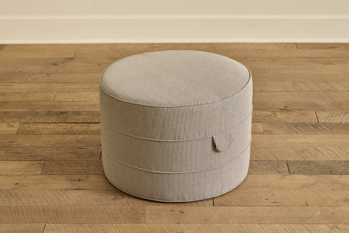 Nicky Kehoe - Medium Round Hassock, 24"