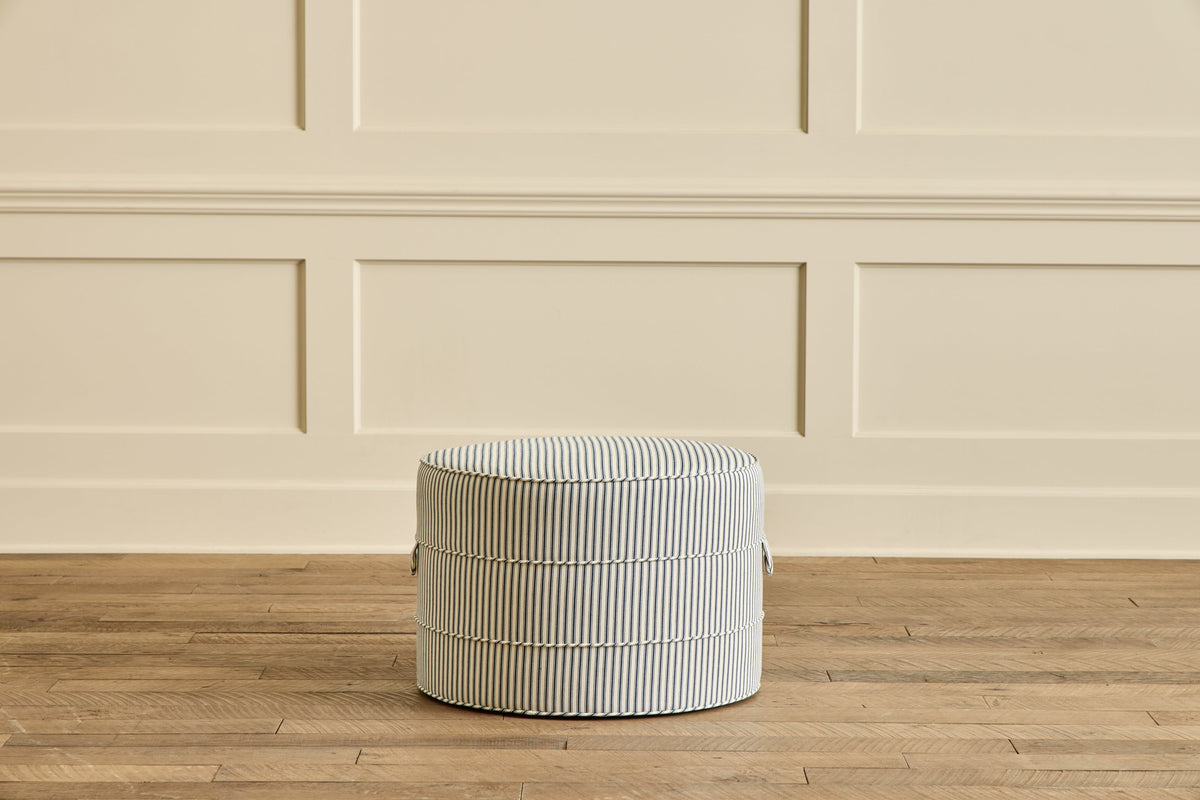 Nicky Kehoe - Medium Round Hassock, 24"