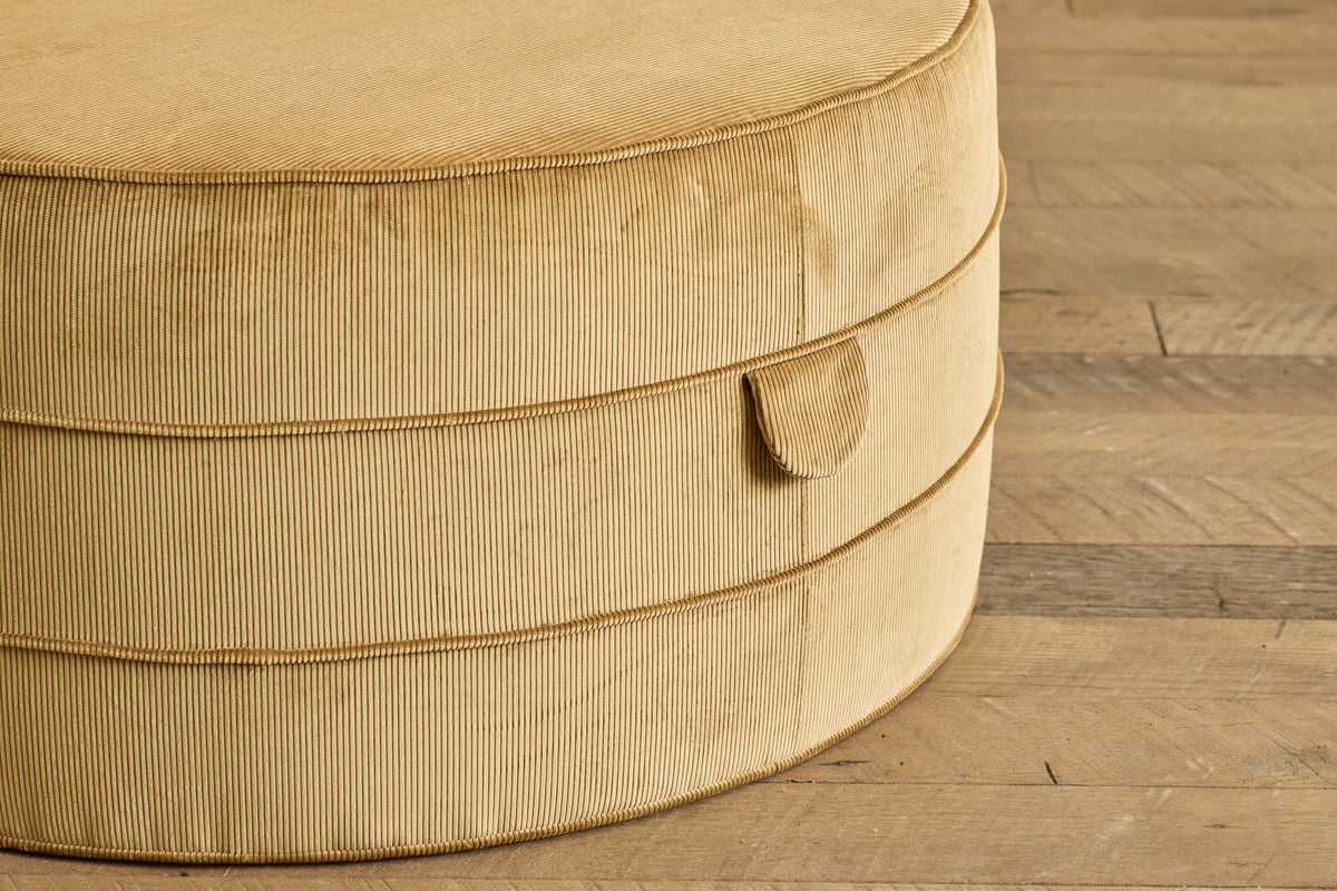 Nicky Kehoe - Large Round Hassock, 36"