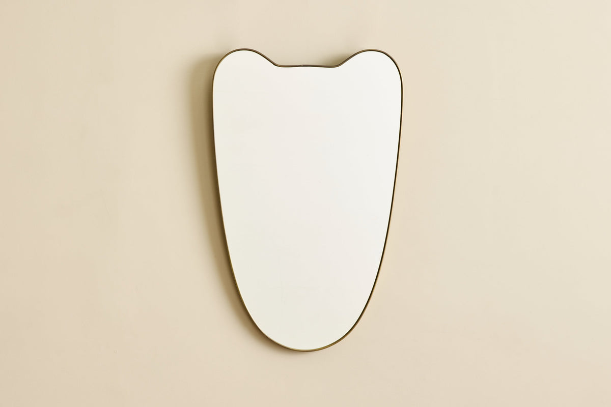 Nicky Kehoe - VTG ITALIAN BRASS SHIELD MIRROR NO. 1