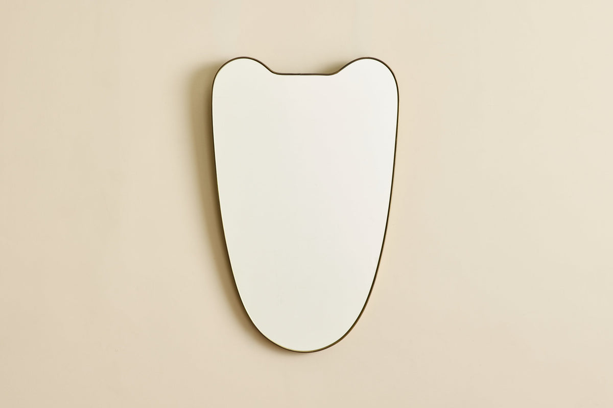 Nicky Kehoe - VTG ITALIAN BRASS SHIELD MIRROR NO. 2