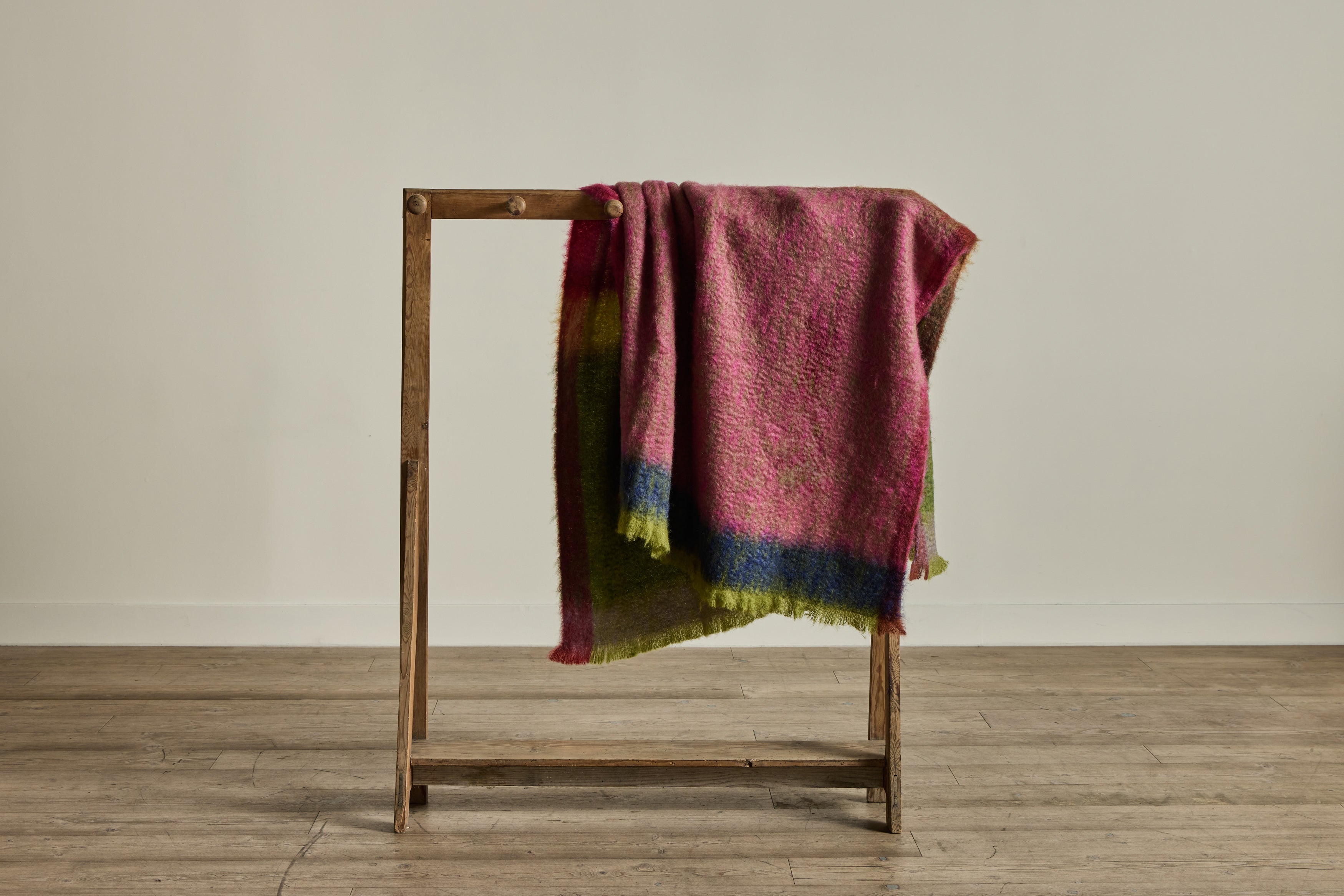 Nicky Kehoe - Mohair Throw in Tourmaline