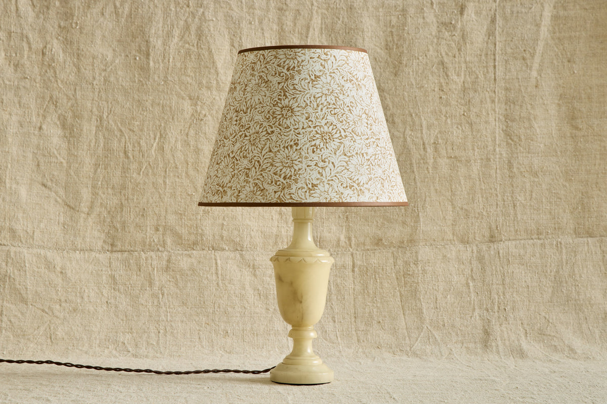 Nicky Kehoe - VTG ALABASTER TABLE LAMP